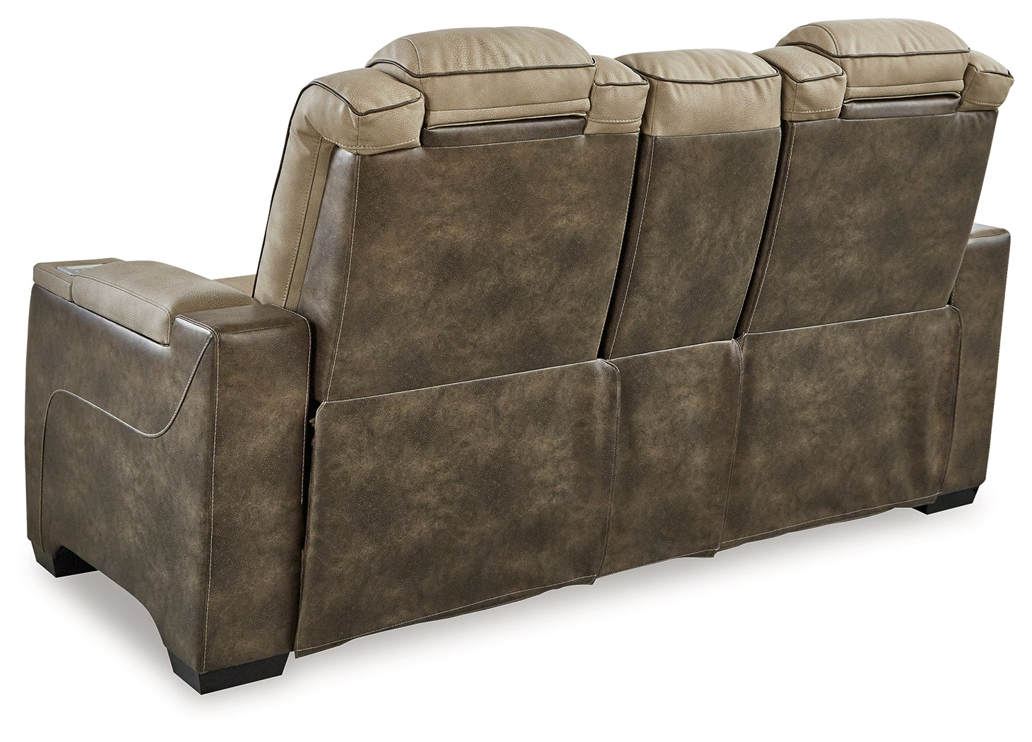 Next-Gen Durapella Power Reclining Loveseat with Console