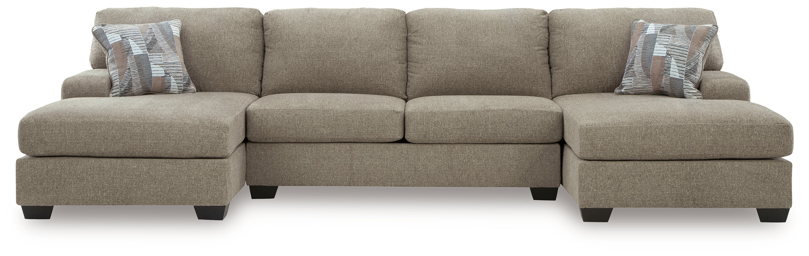 Newellen 3-Piece Sectional with Double Chaise
