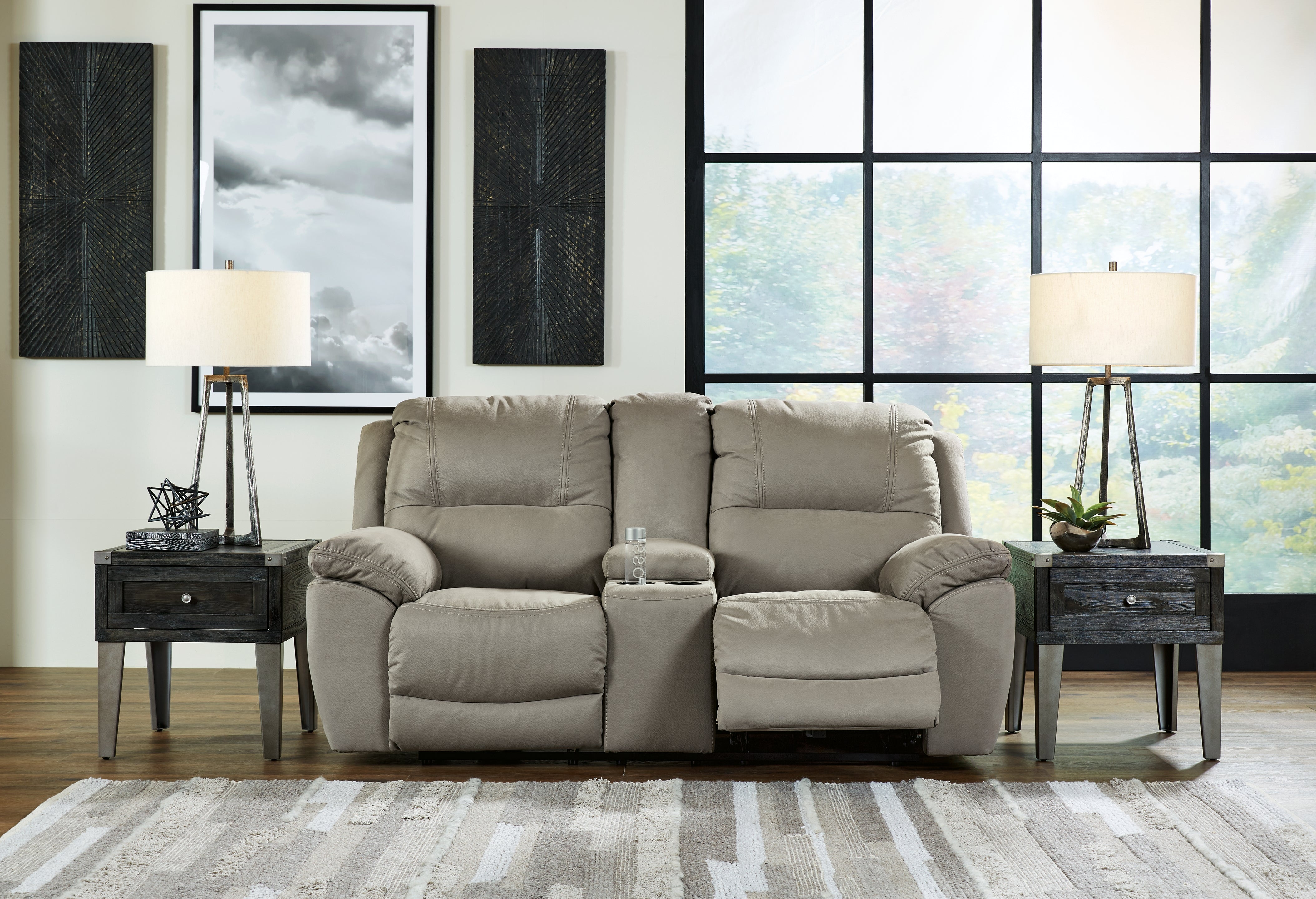 Next-Gen Gaucho Reclining Loveseat with Console