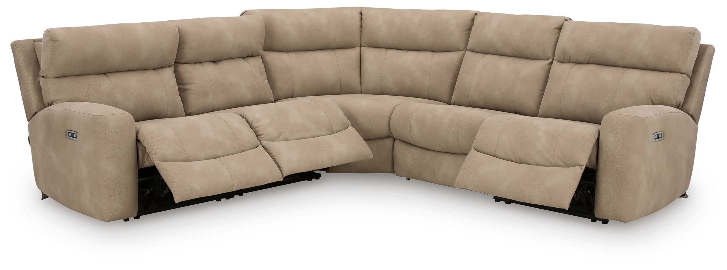 Next-Gen Durapella 5-Piece Power Reclining Sectional