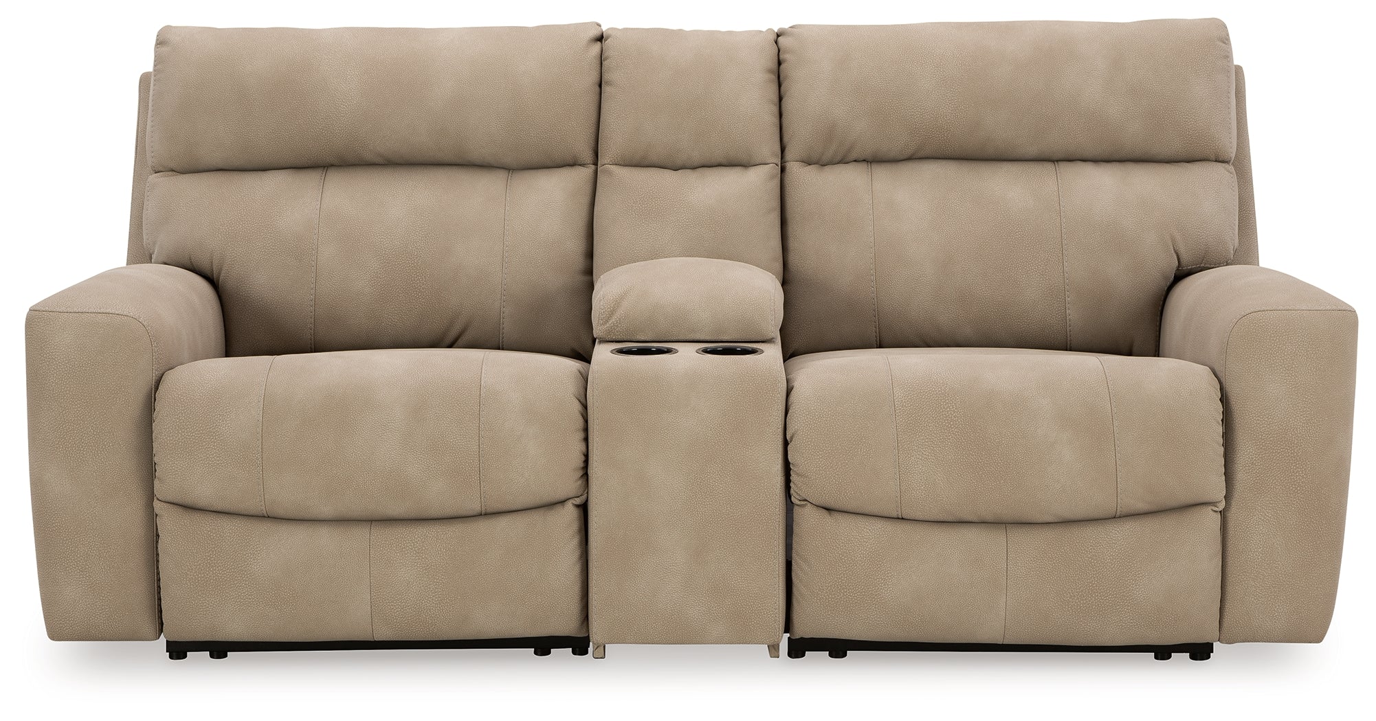 Next-Gen Durapella 3-Piece Power Reclining Sectional Loveseat with Console