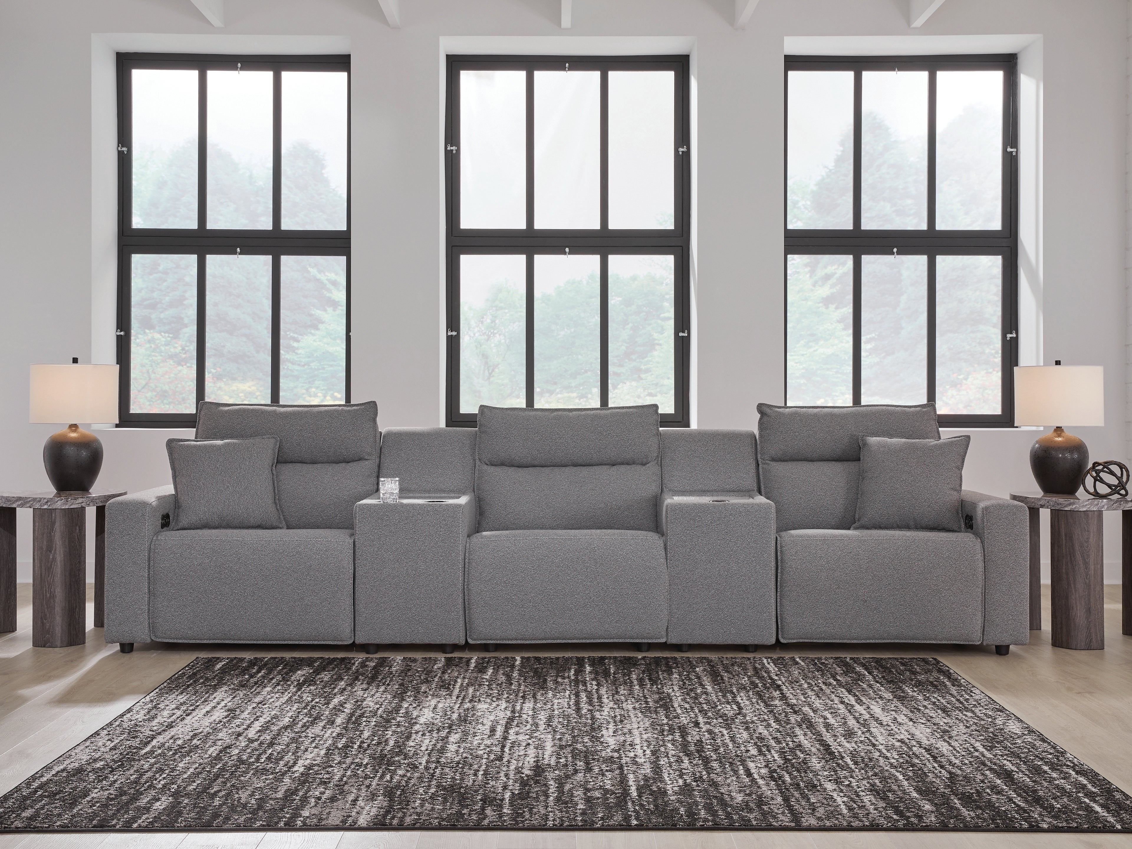 Modmax II 5-Piece Power Reclining Sectional with Consoles