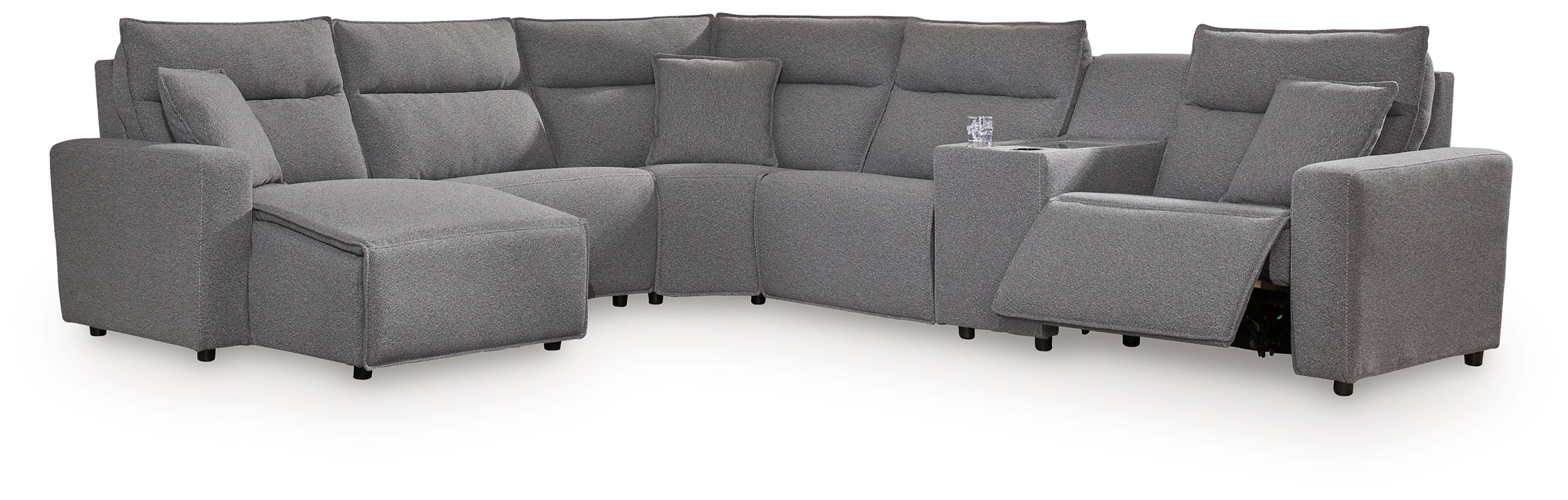 Modmax II 6-Piece Power Reclining Sectional with Chaise and Console