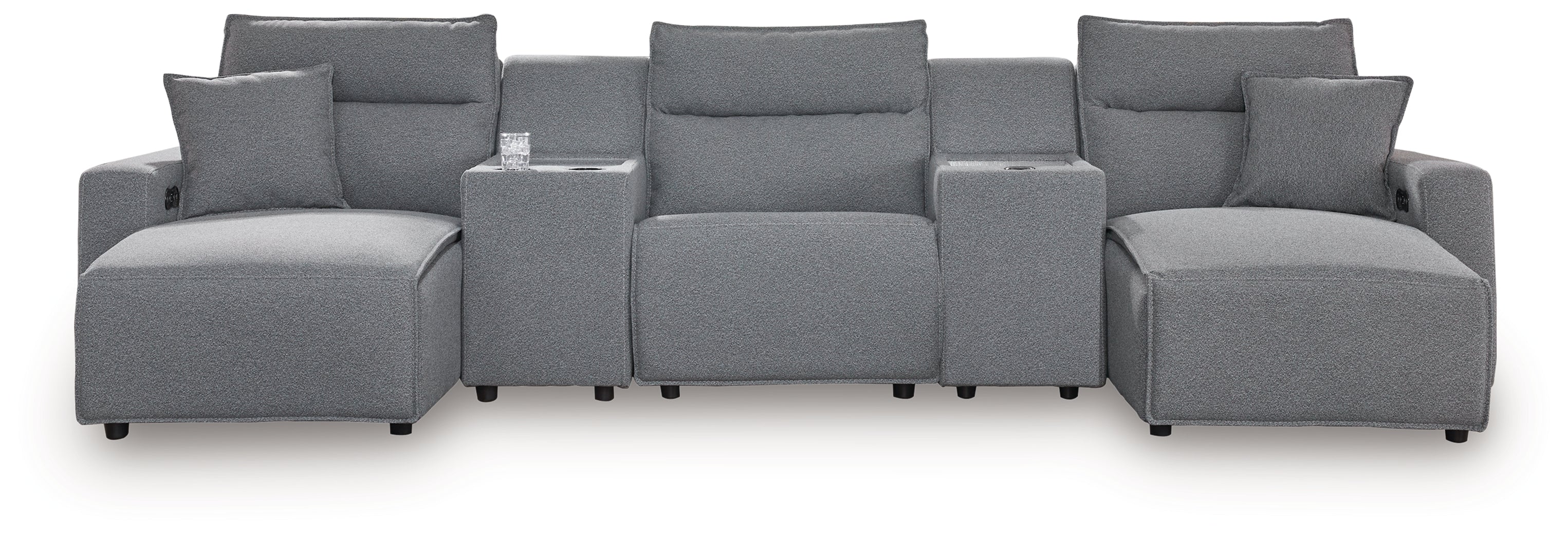 Modmax II 5-Piece Power Reclining Sectional with Chaise and Consoles