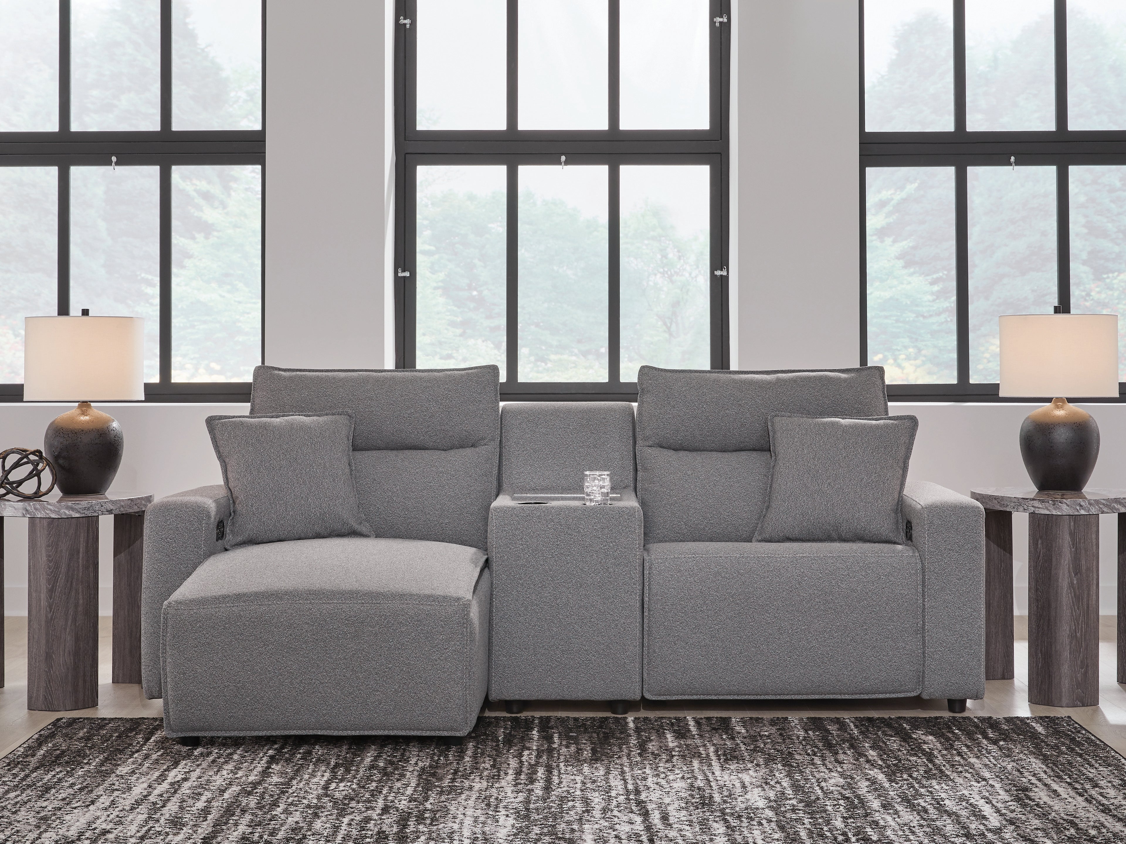 Modmax II 3-Piece Power Reclining Sectional with Chaise and Console