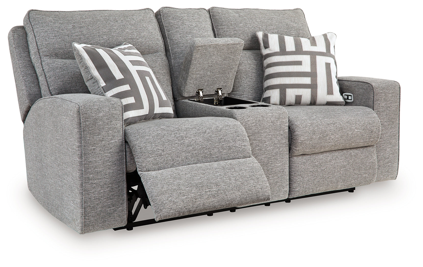 Biscoe Power Reclining Loveseat with Console
