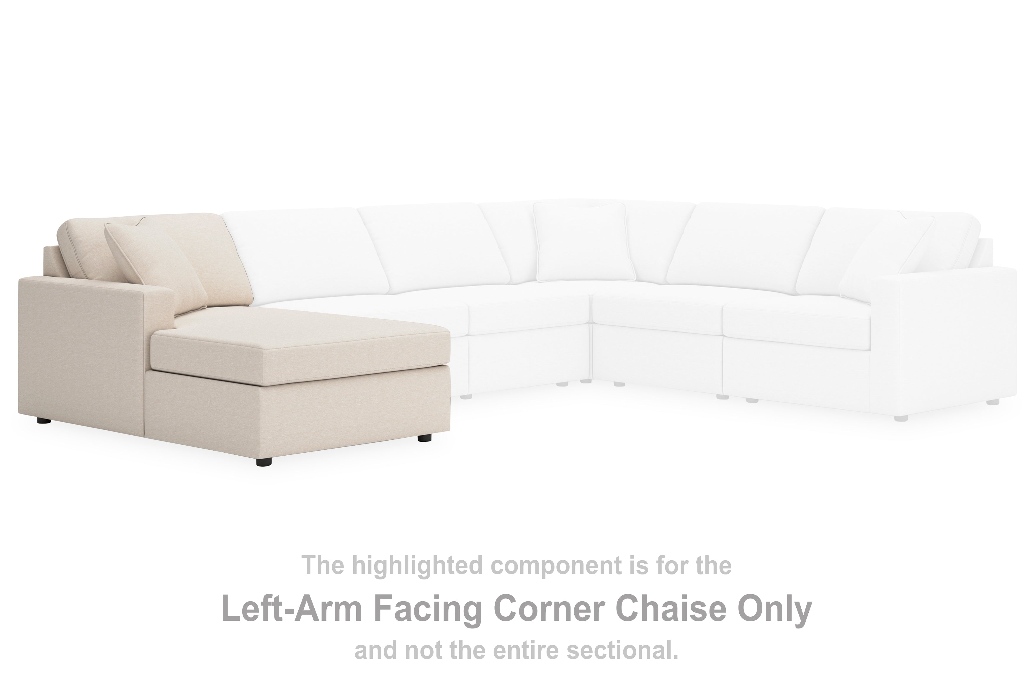 Modmax 5-Piece Double Chaise with Audio Consoles
