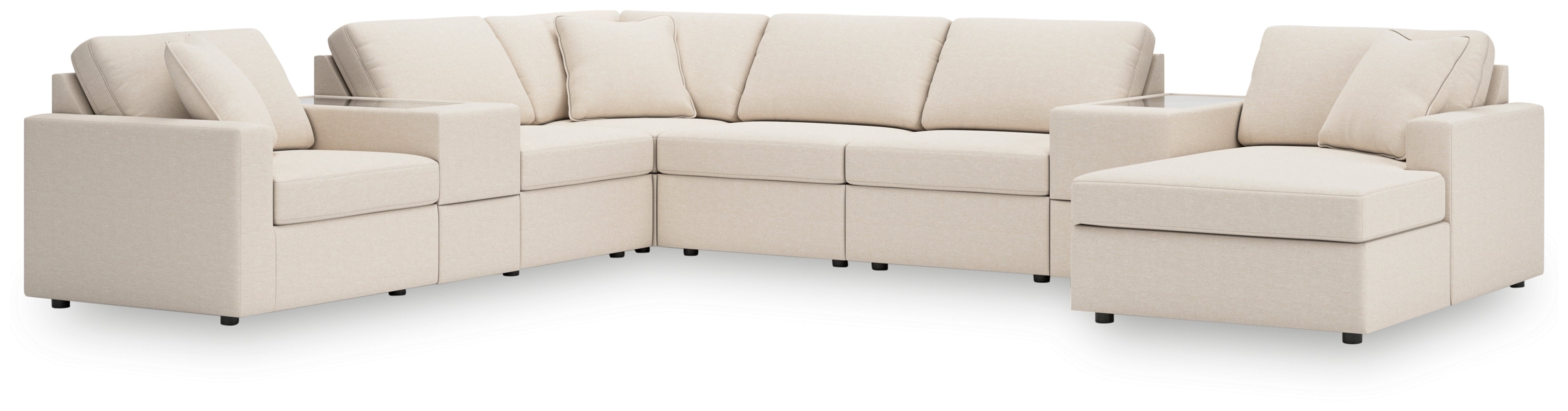 Modmax 8-Piece Sectional with Chaise