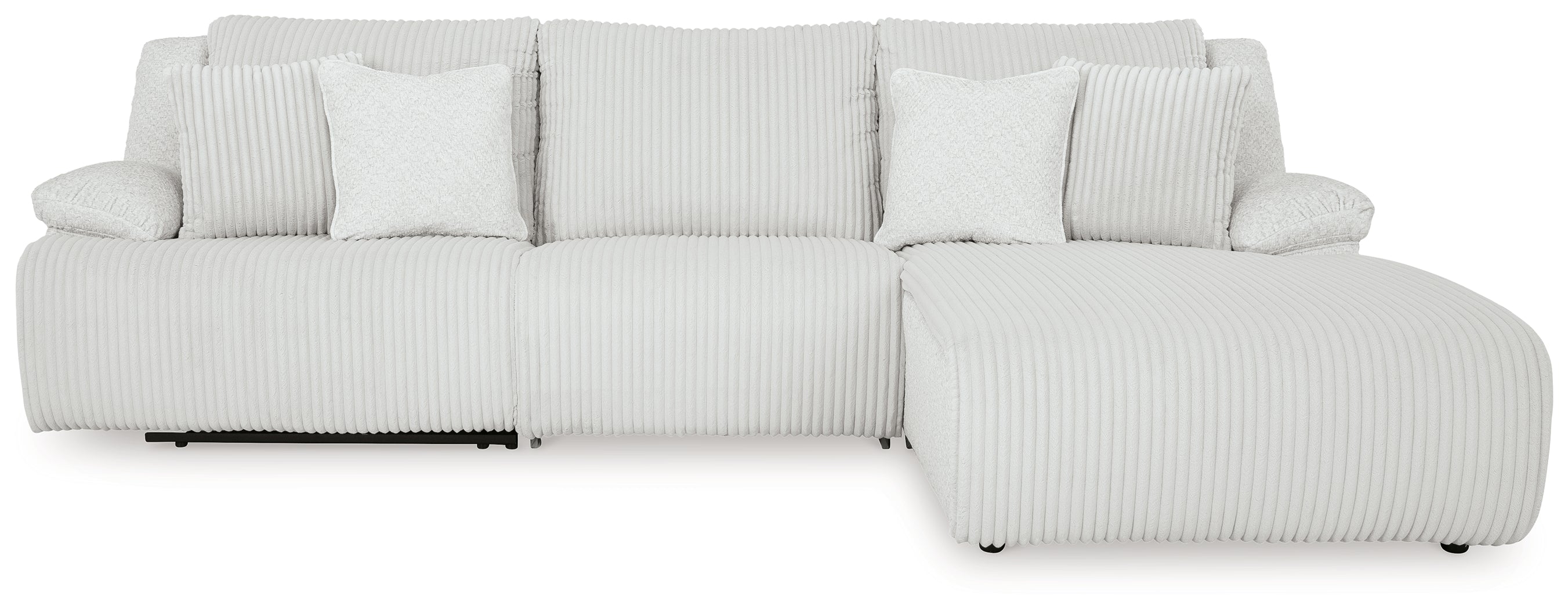 Top Tier 3-Piece Reclining Sectional Sofa Chaise