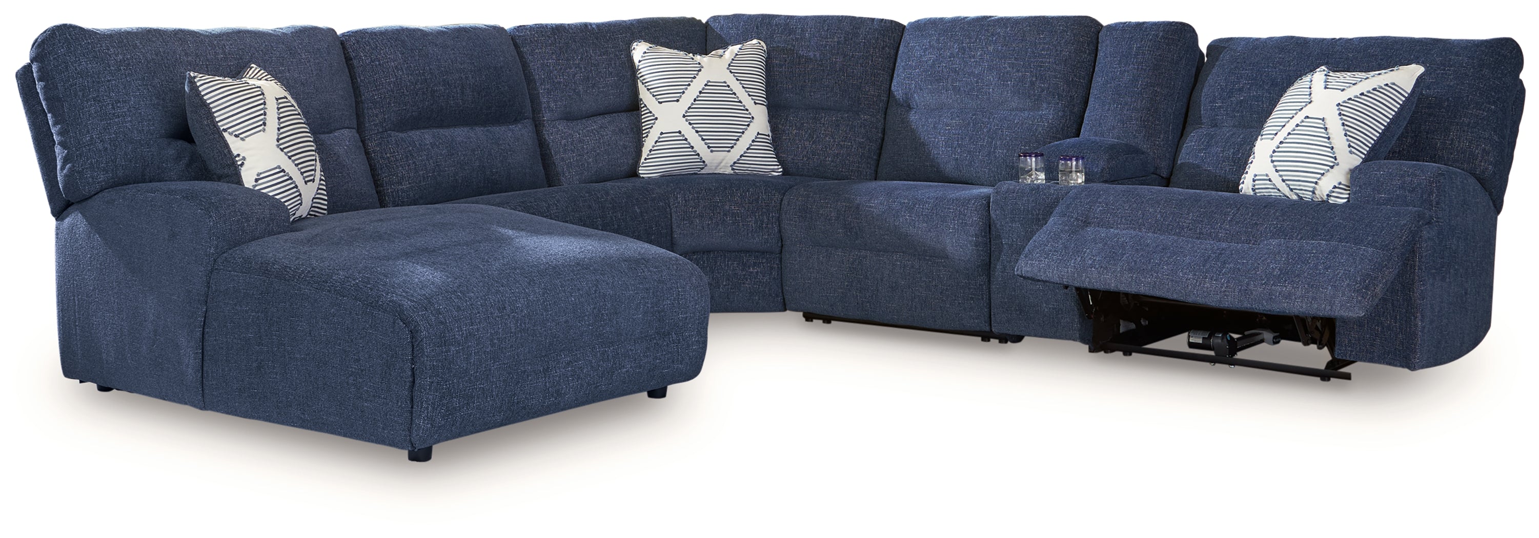 Acklen Place 6-Piece Power Reclining Sectional with Chaise