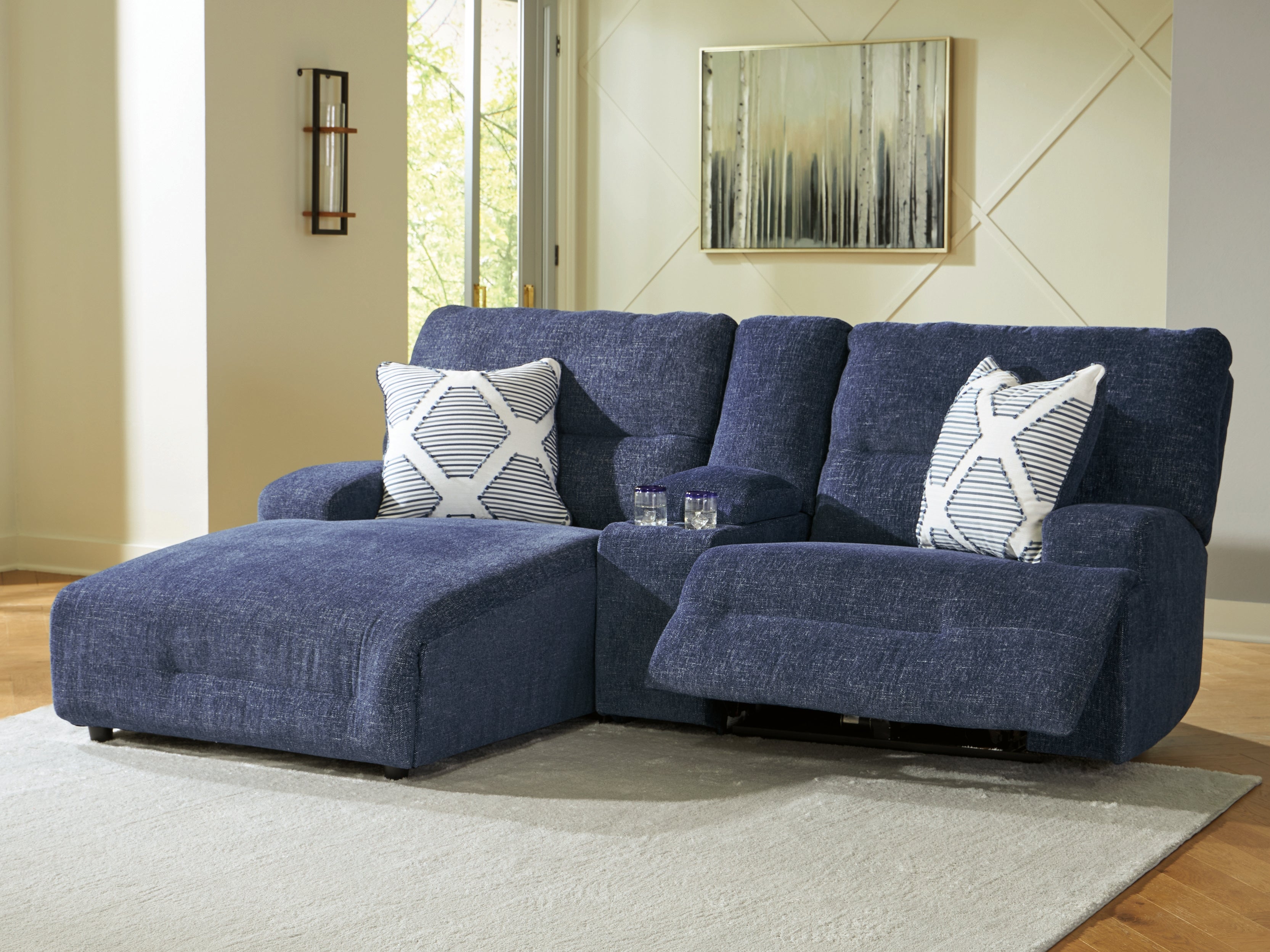 Acklen Place 3-Piece Power Reclining Sectional Sofa with Chaise