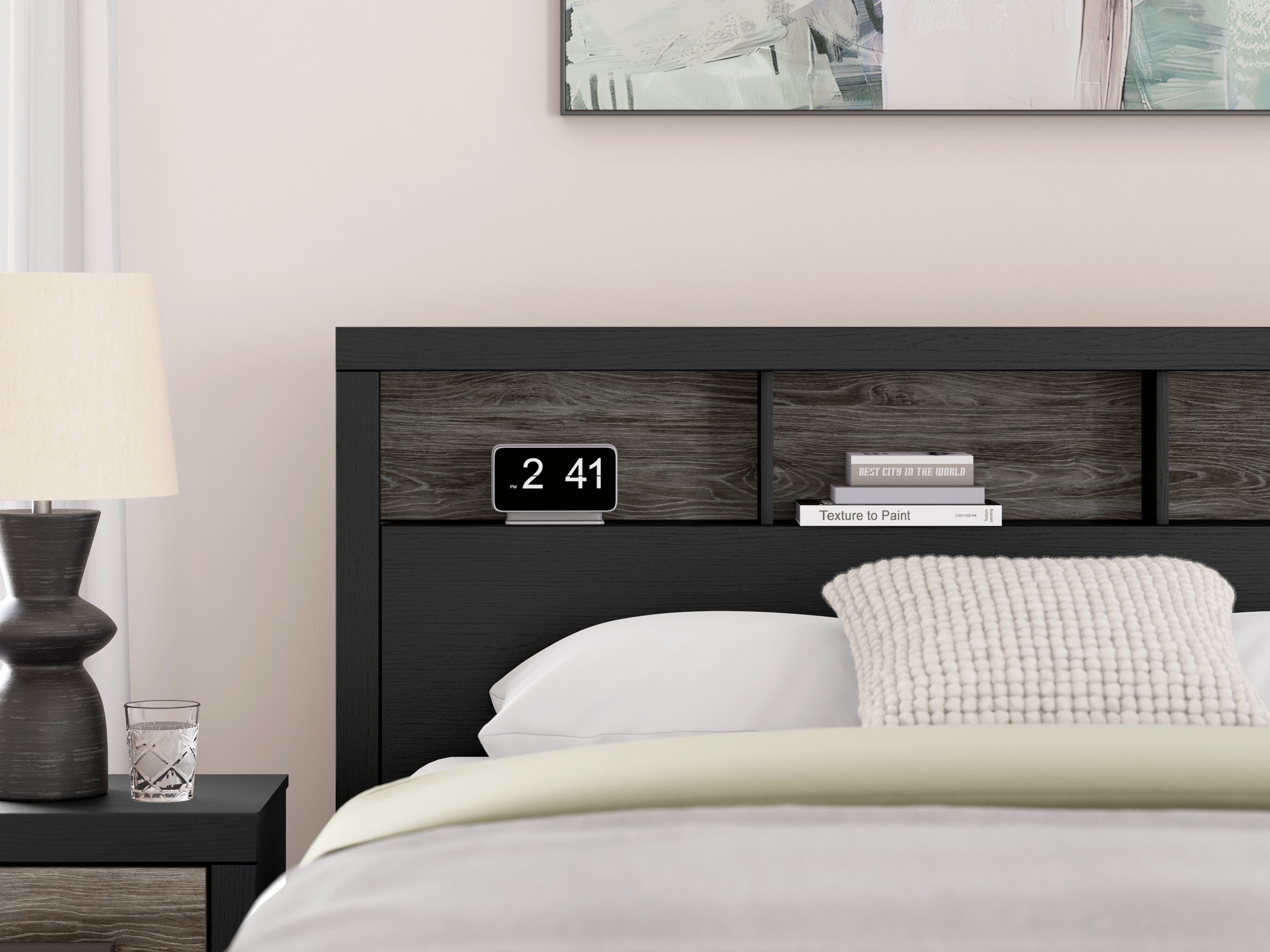 Broachmyn Queen Bookcase Headboard