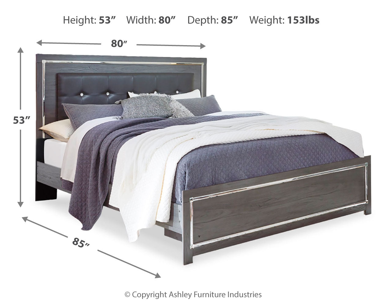 Lodanna King Panel Bed