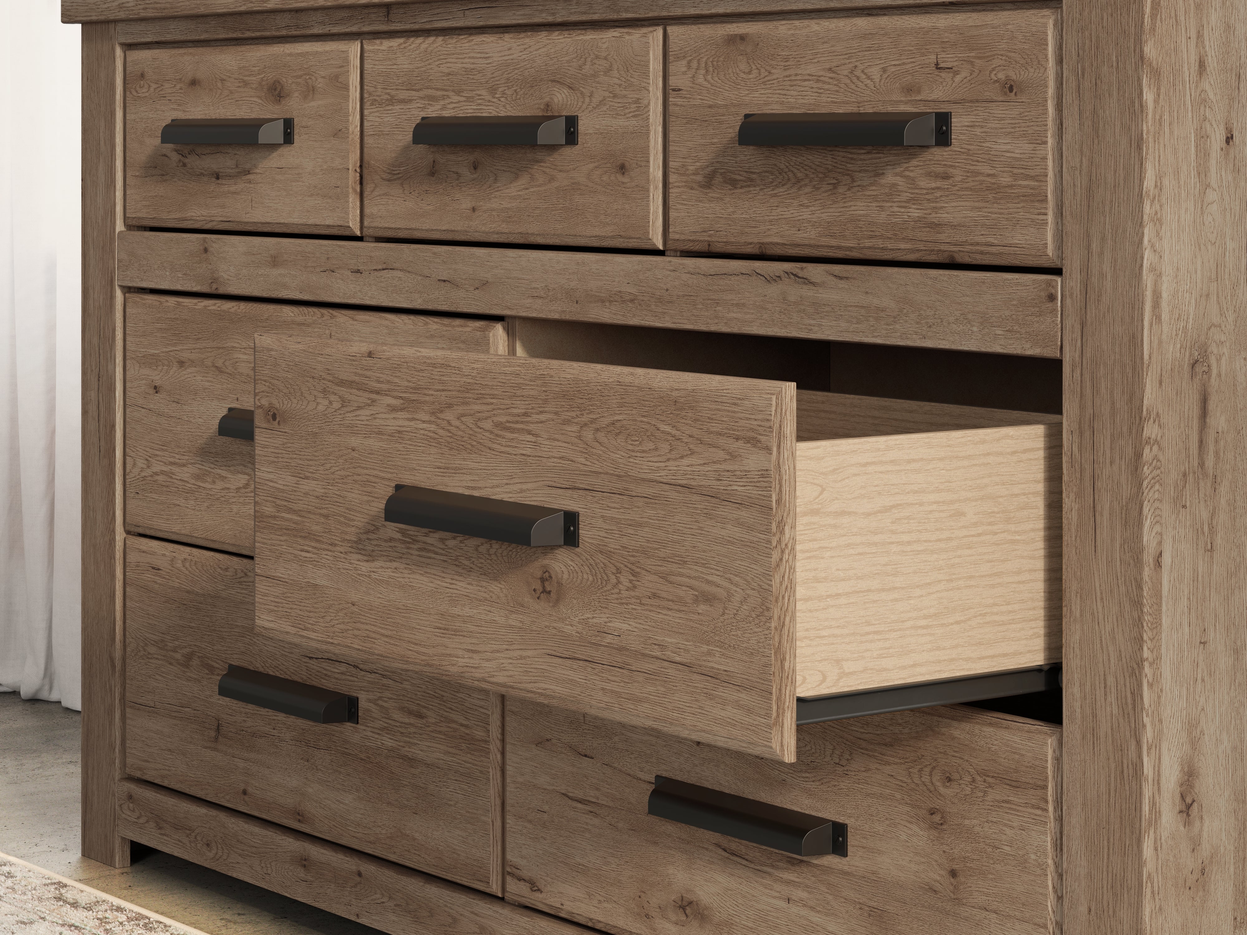 Oliandon Dresser and Mirror