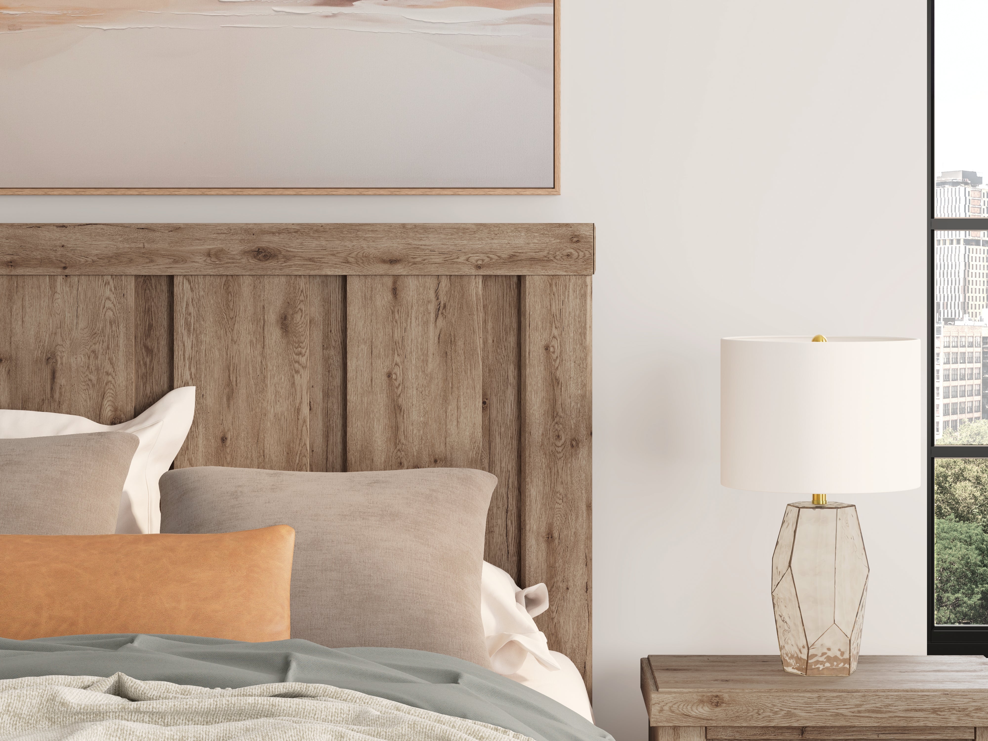 Oliandon Queen Panel Bed
