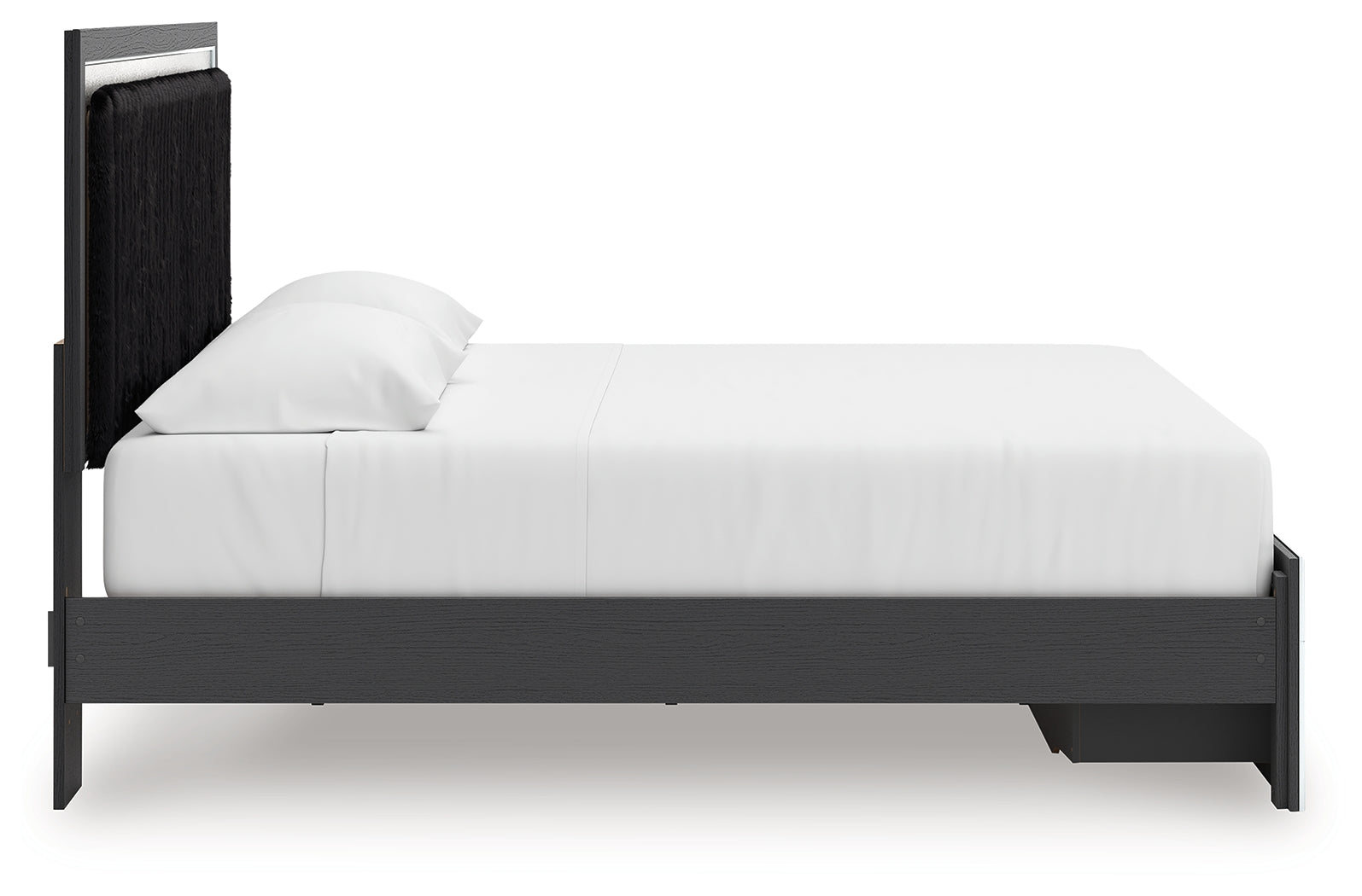 Zuraleus King Upholstered Panel Platform Storage Bed
