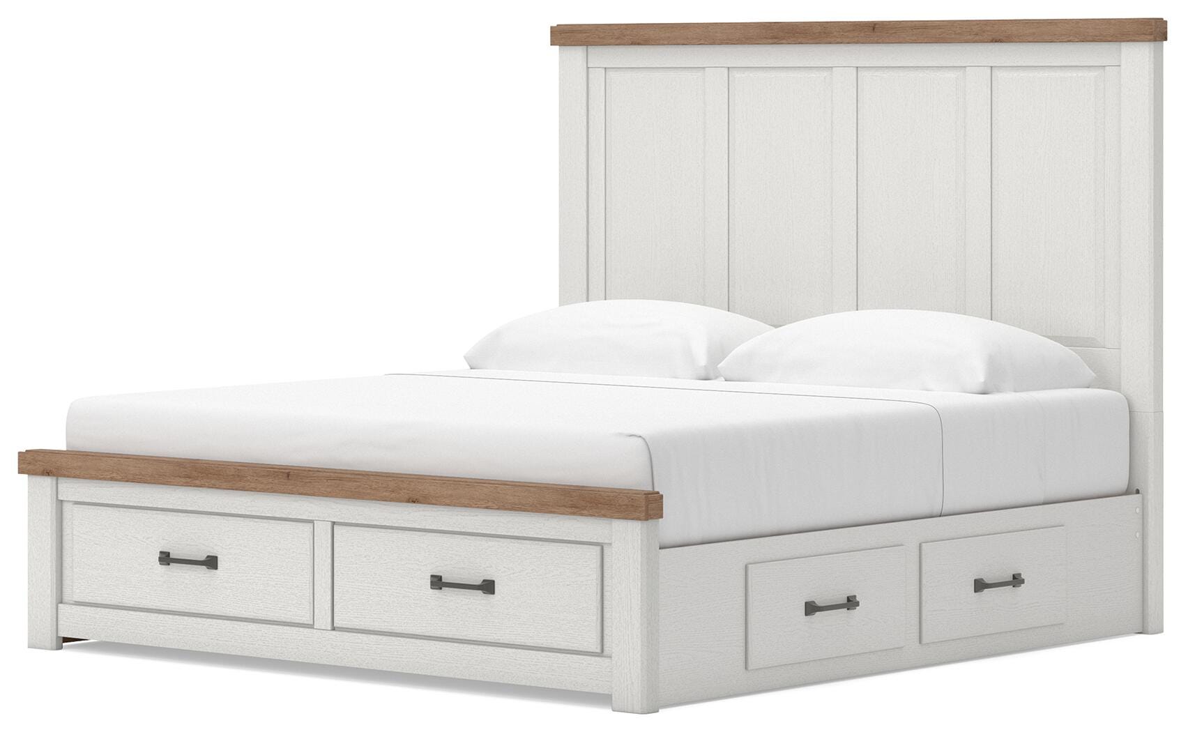 Savonport King Panel Storage Bed