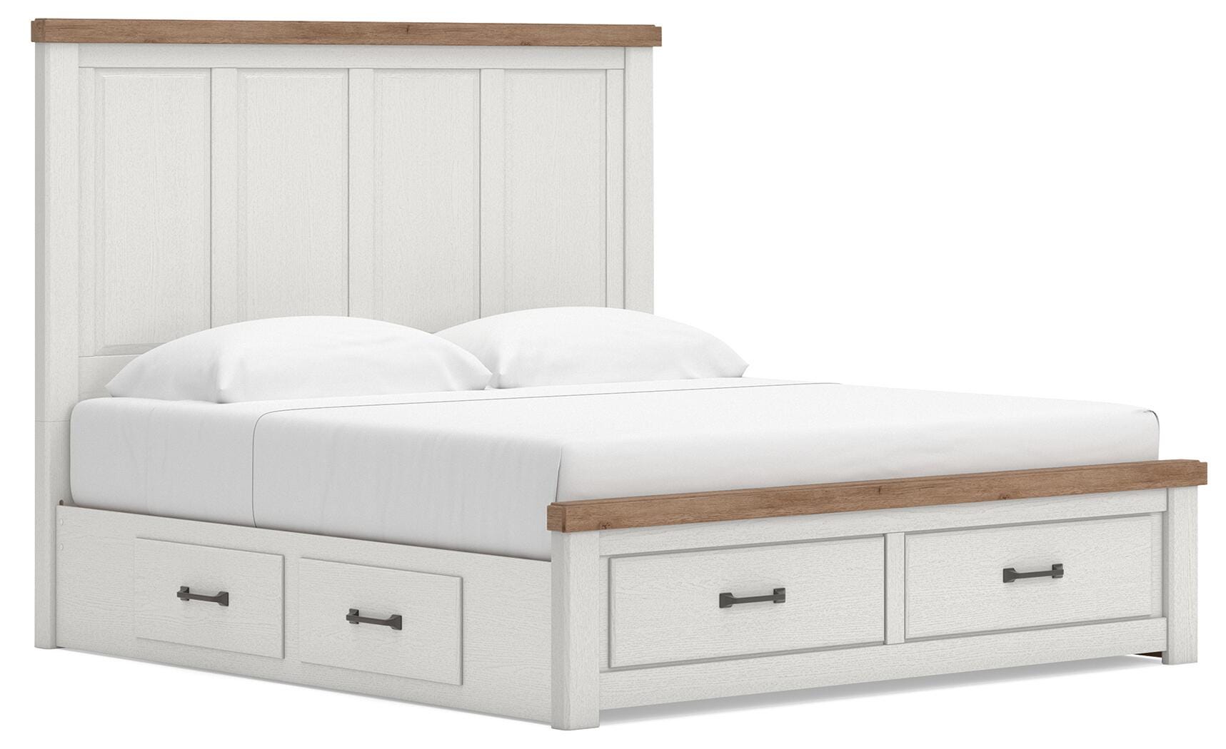 Savonport King Panel Storage Bed