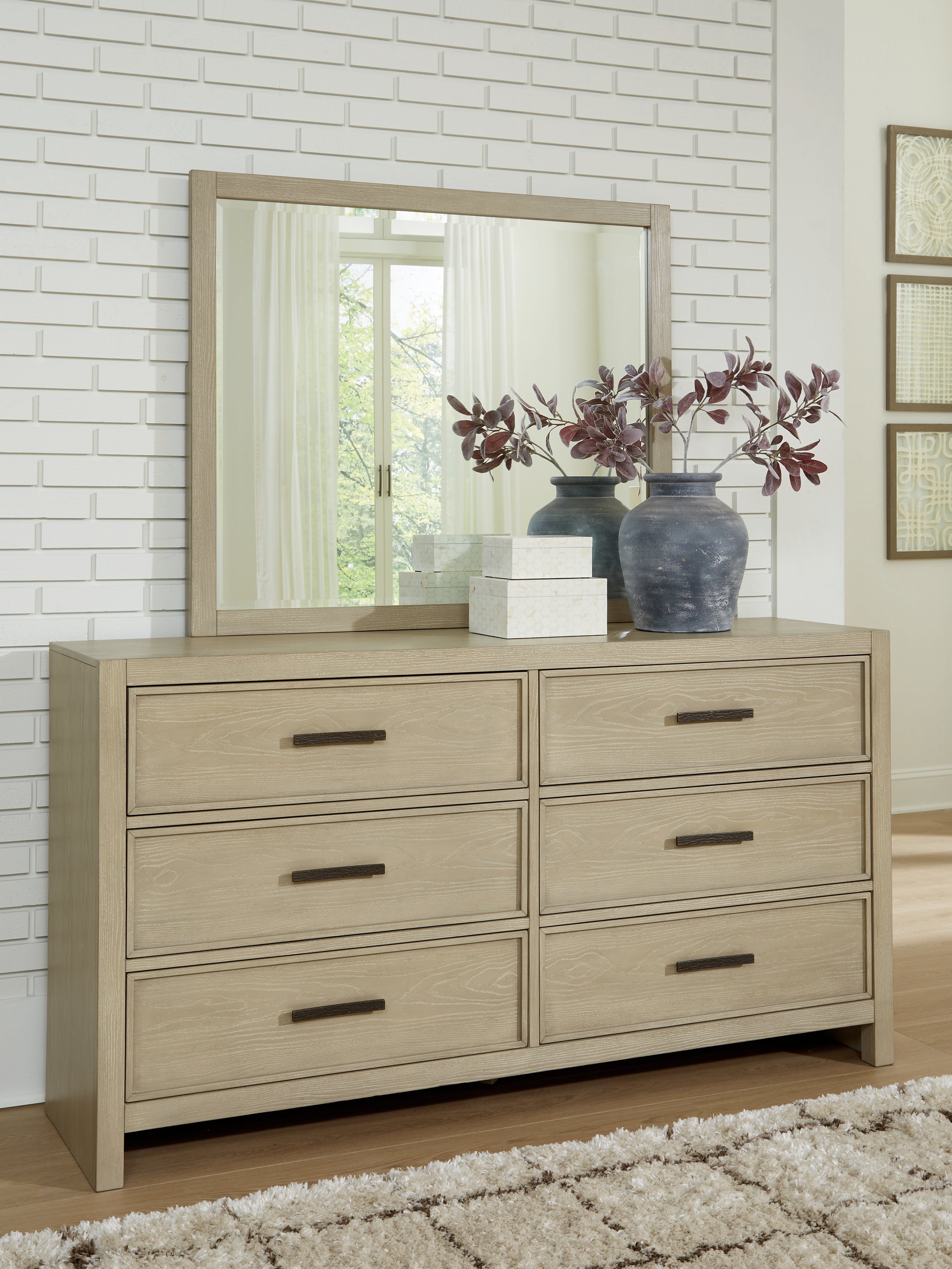 Calmoro Dresser and Mirror