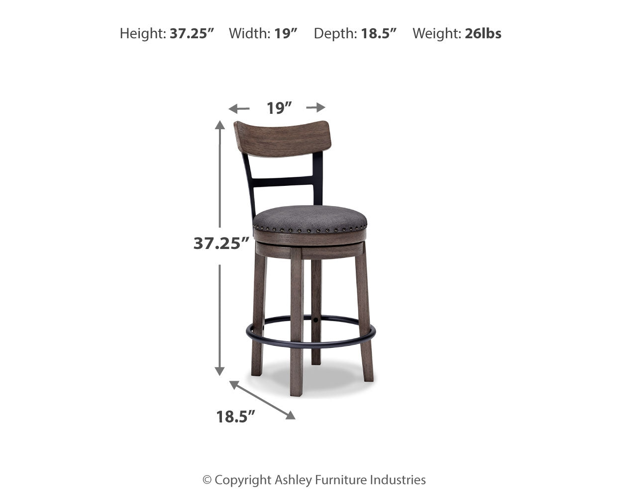 Caitbrook Counter Height Bar Stool