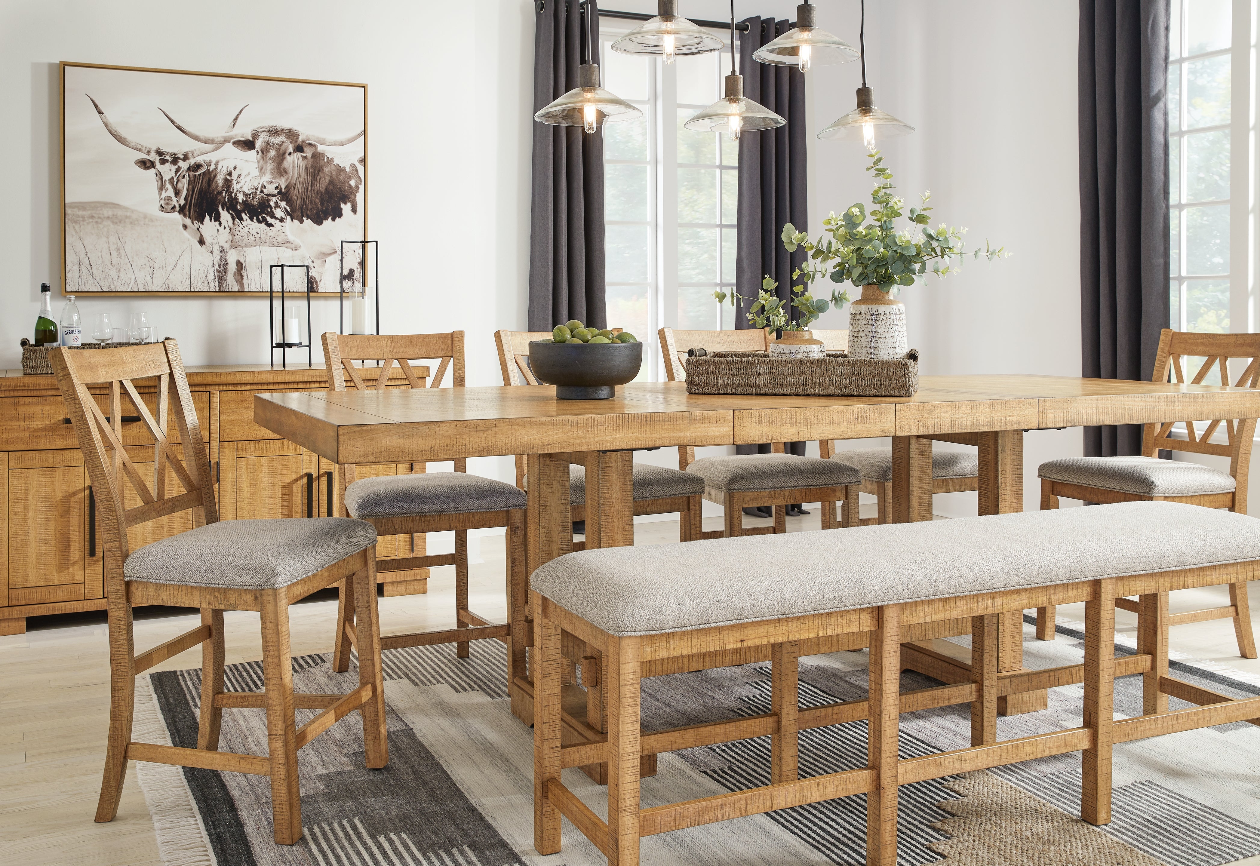 Havonplane 72\" Counter Height Dining Bench