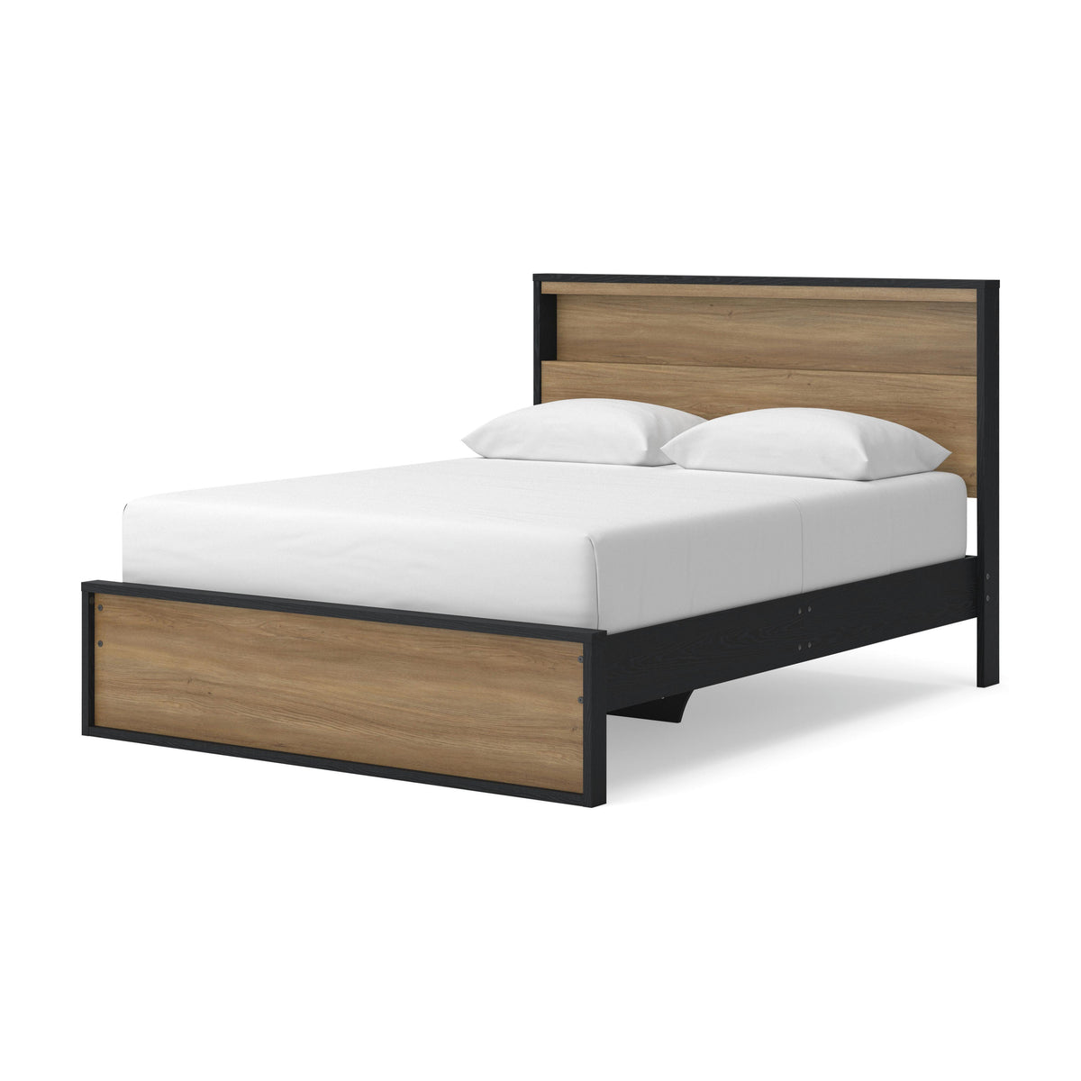 Kozmour Queen Bookcase Complete Bed Frame