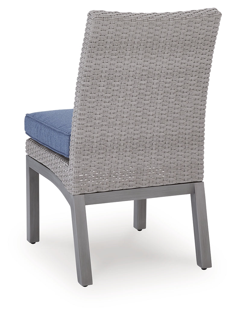 Half Moon Beach Outdoor Side Chair with Cushion (Set of 2)