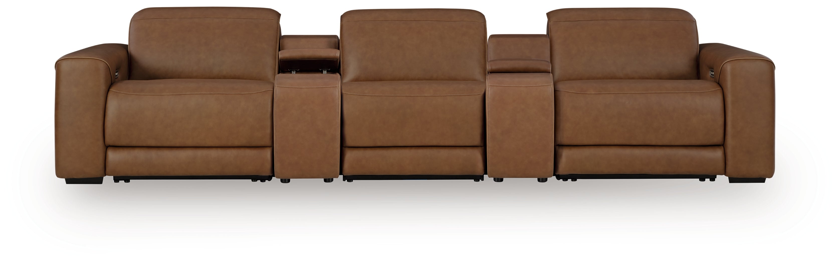Magic Man 5-Piece Power Reclining Sectional with Console