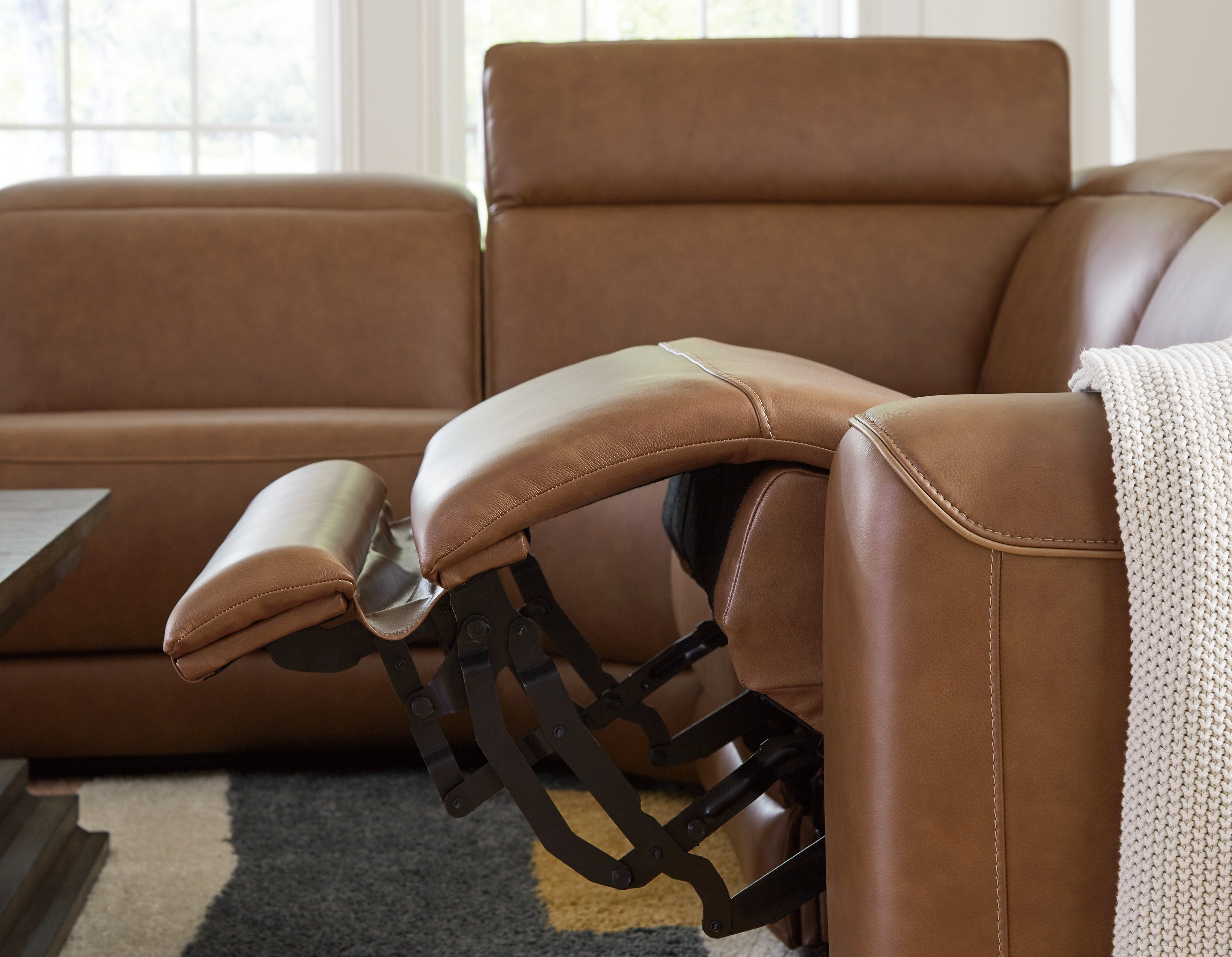 Magic Man 6-Piece Power Reclining Sectional with Console
