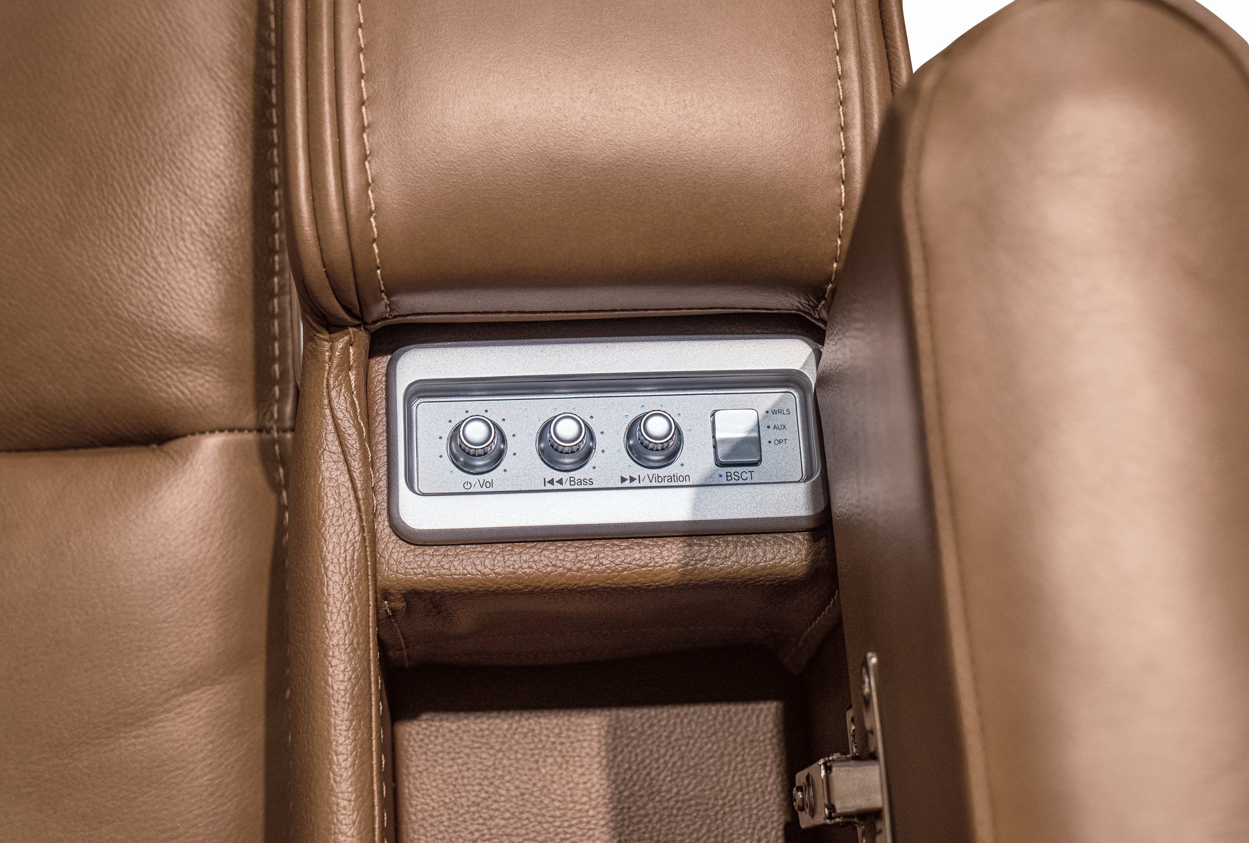 Knightington Power Recliner with Audio Seating