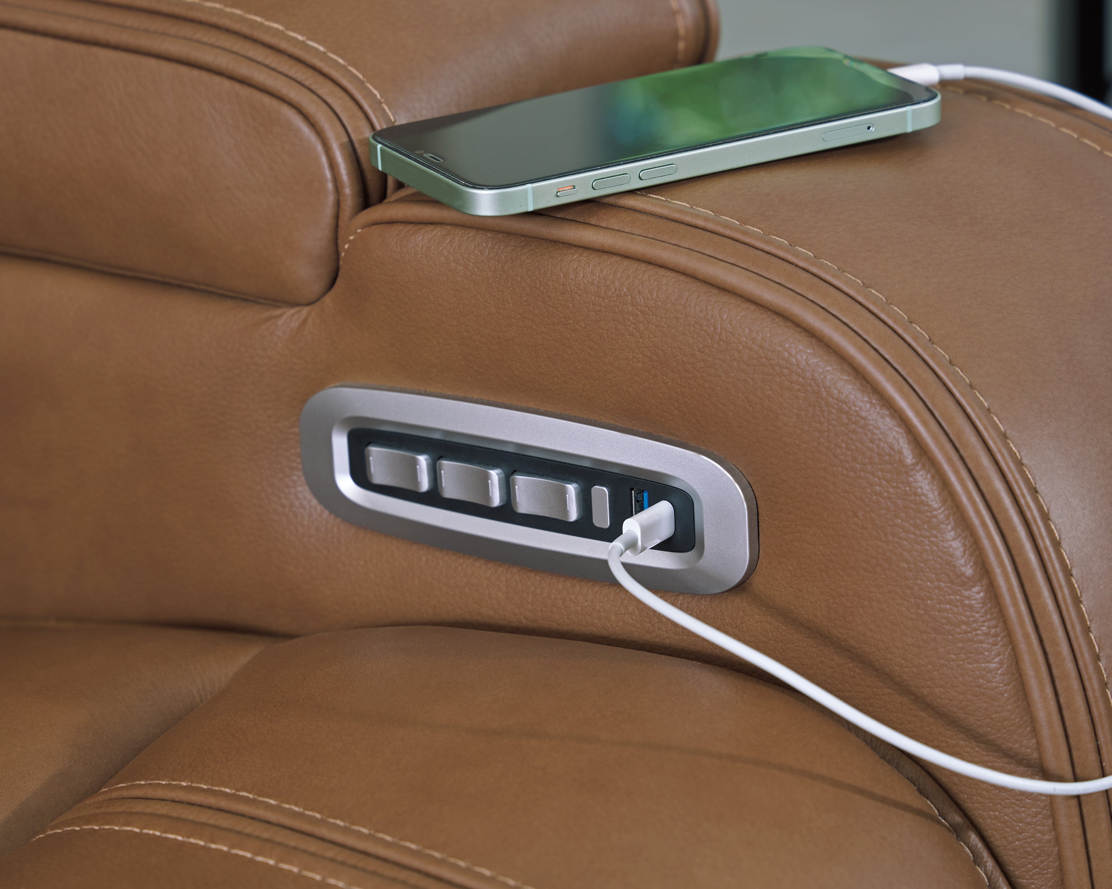 Knightington Power Recliner with Audio Seating