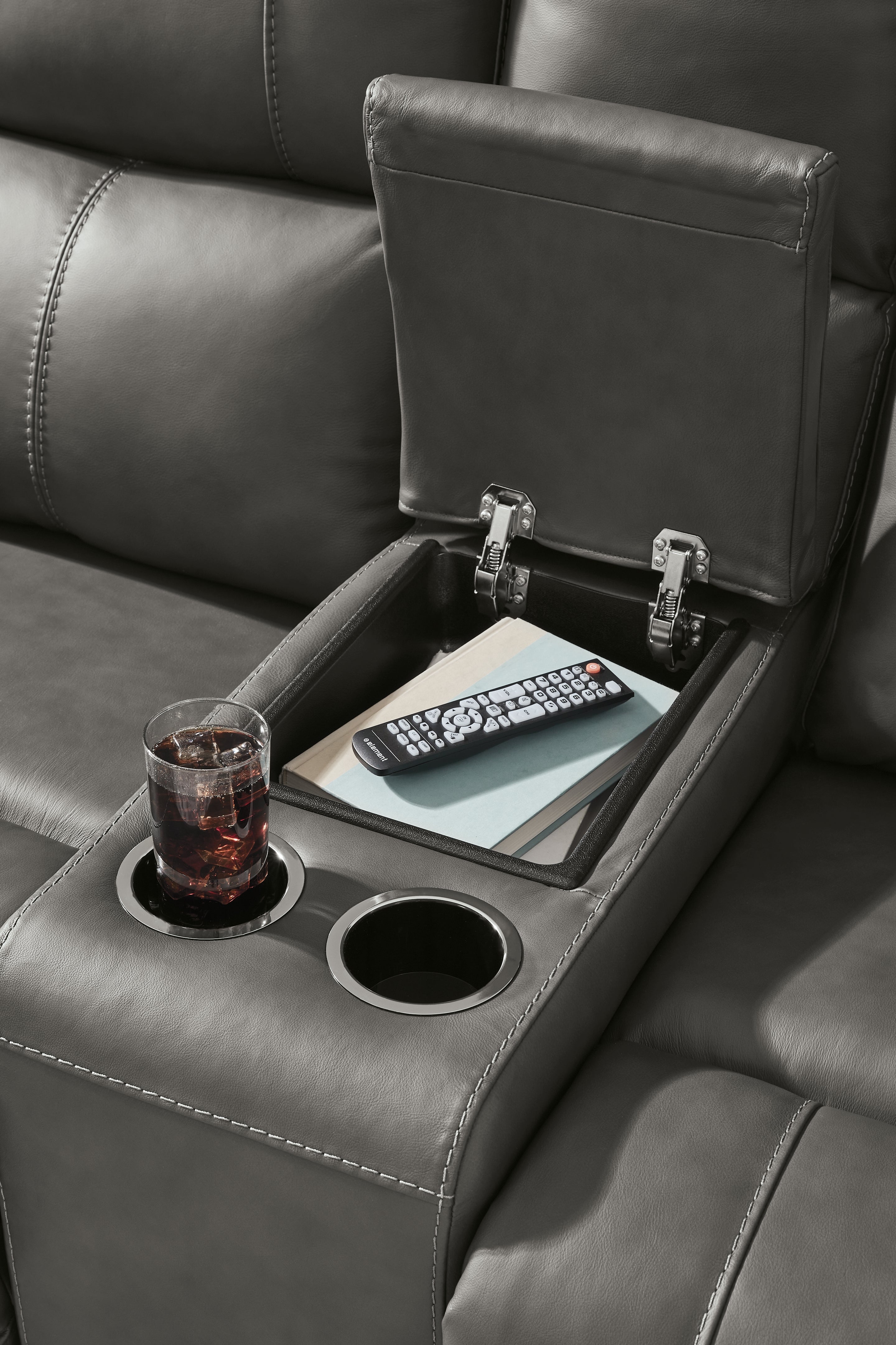 Bleckley Power Reclining Loveseat with Console