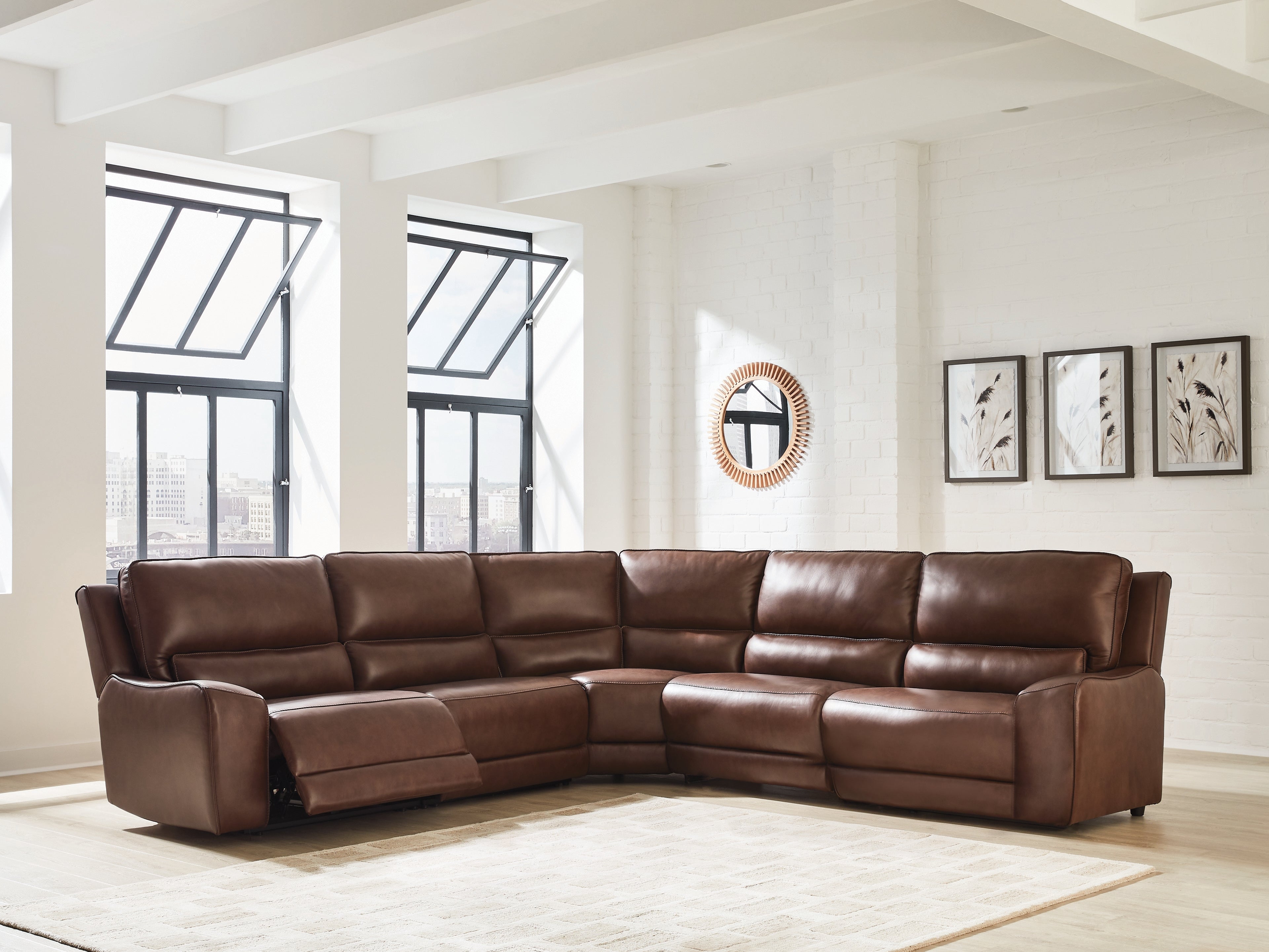 DeepWakes 5-Piece Power Reclining Sectional