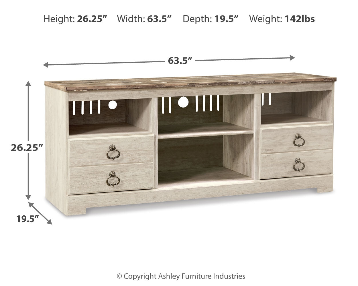 Willowton 64\" TV Stand