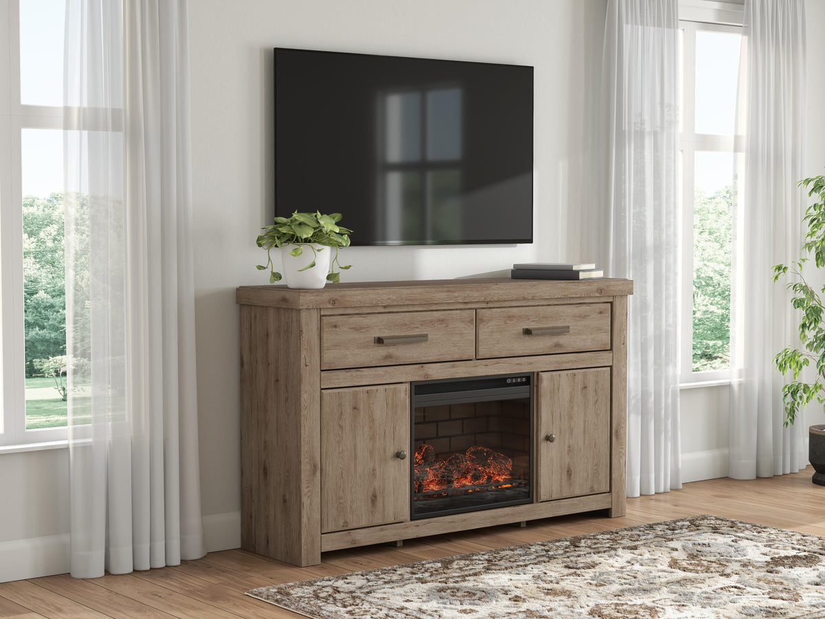 Garistyn 62\" TV Stand with Electric Fireplace