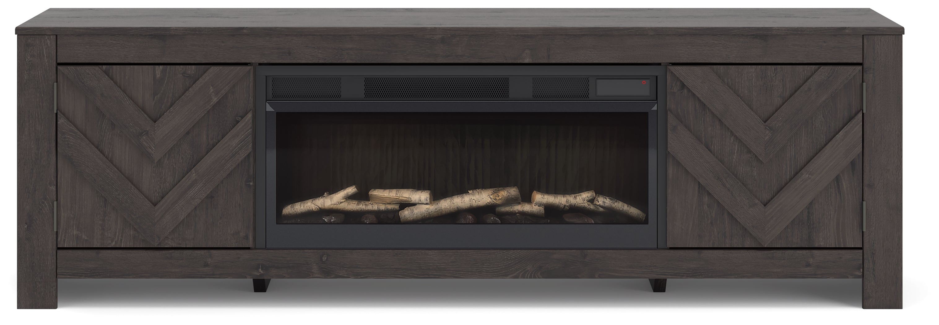 Cayboni 71\" TV Stand with Electric Fireplace