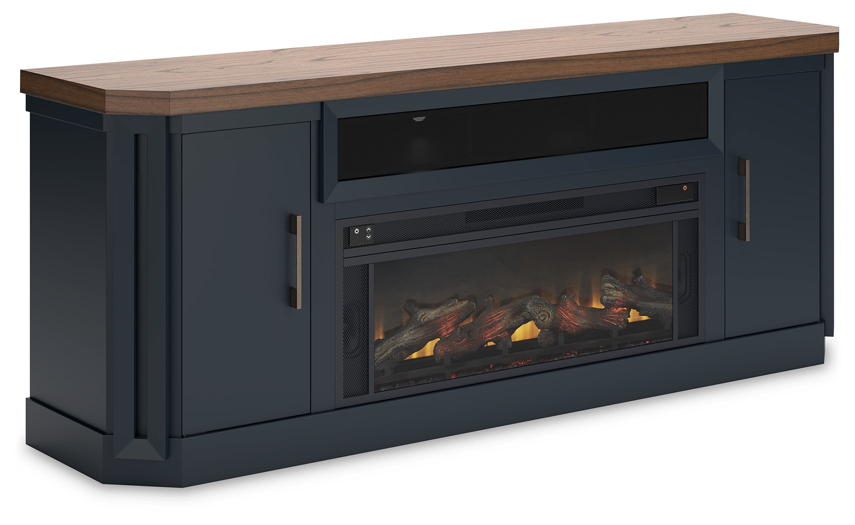 Landocken 83\" TV Stand with Electric Fireplace