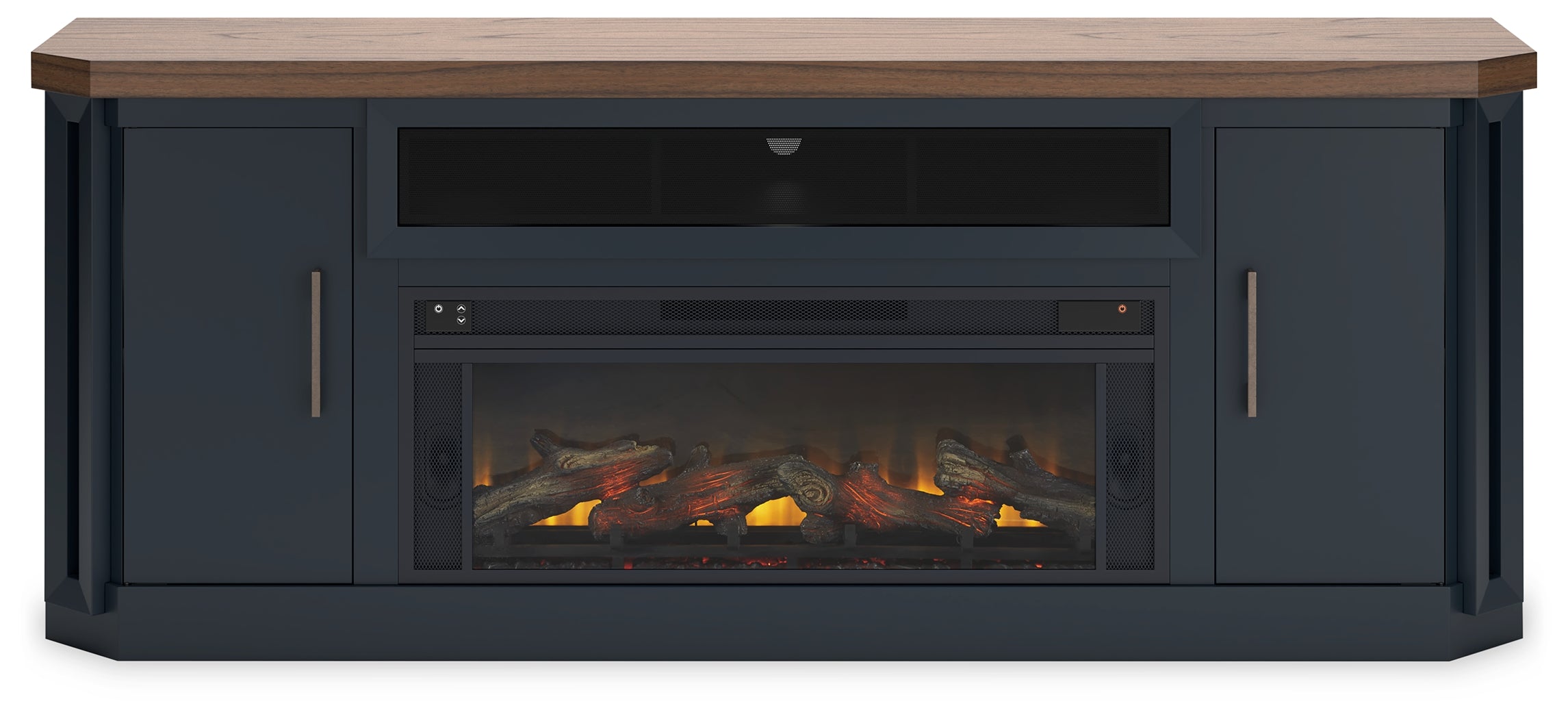 Landocken 83\" TV Stand with Electric Fireplace