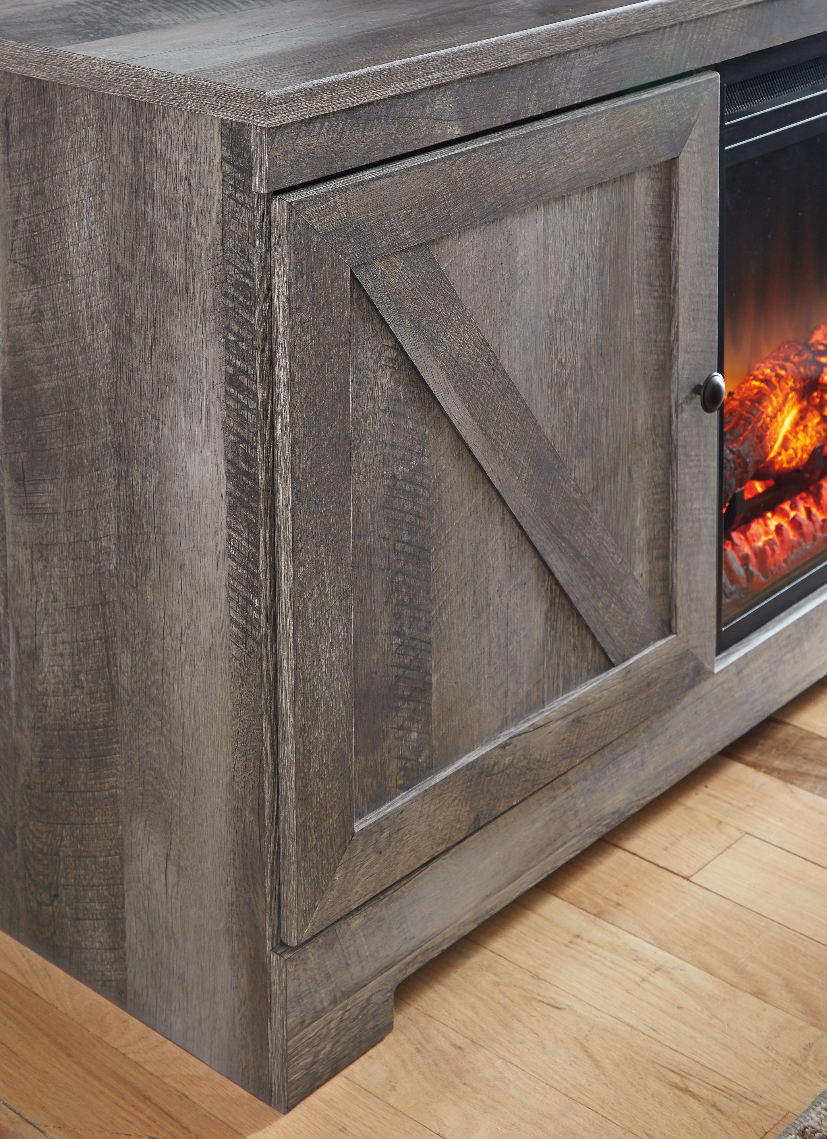 Wynnlow 63\" TV Stand with Electric Fireplace