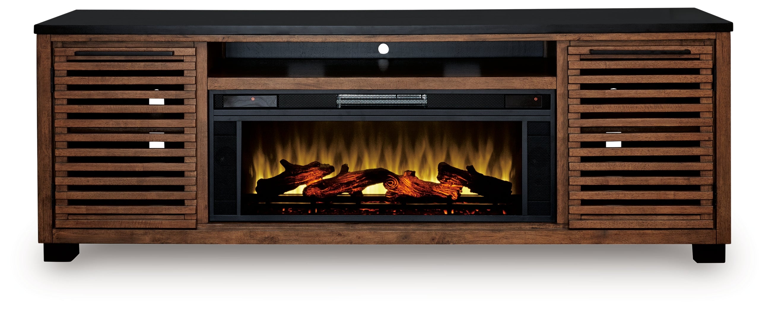 Kallari 84\" TV Stand with Electric Fireplace