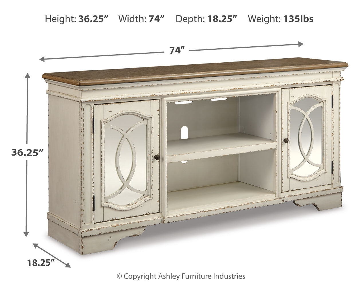 Realyn 74\" TV Stand