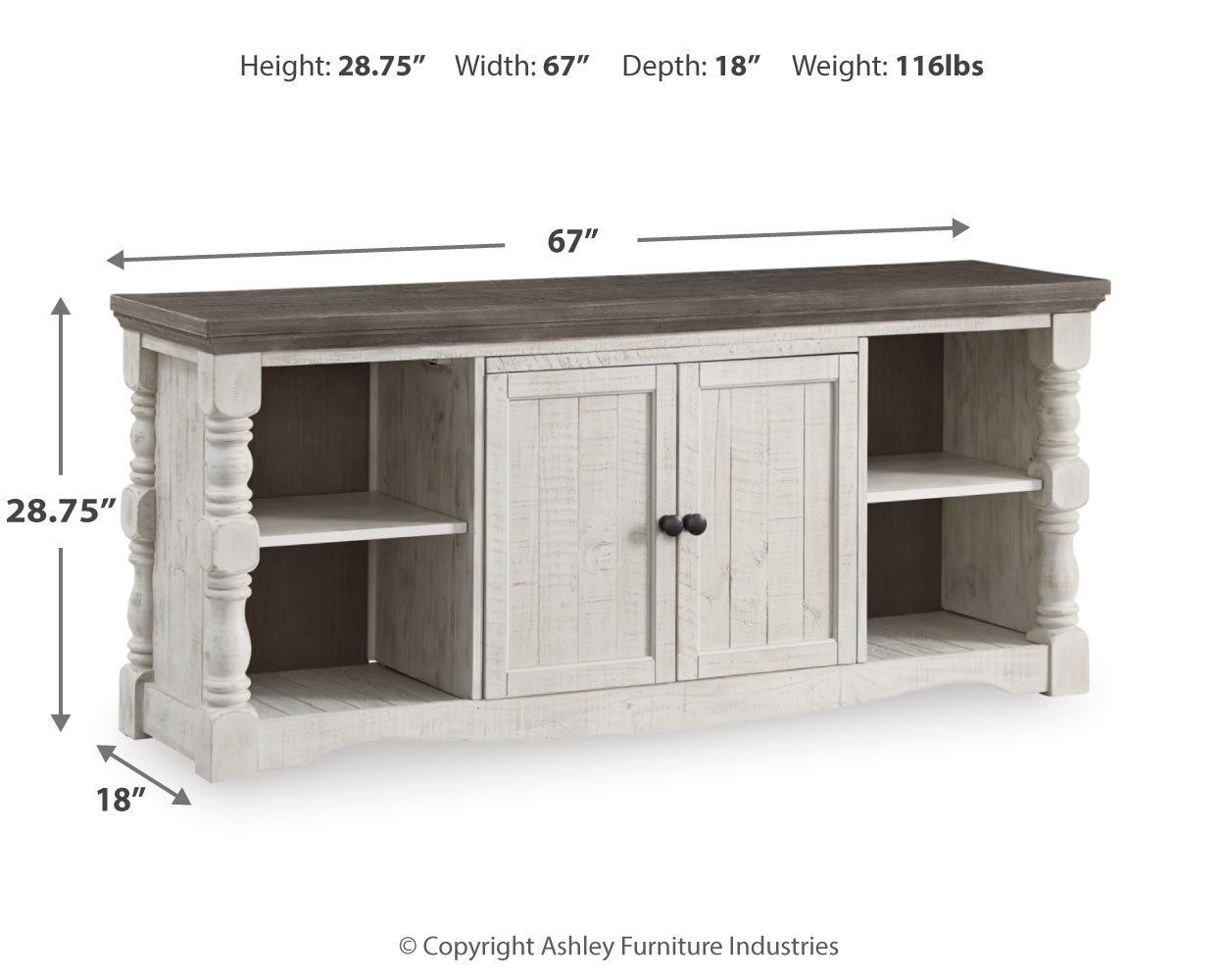 Havalance 67\" TV Stand