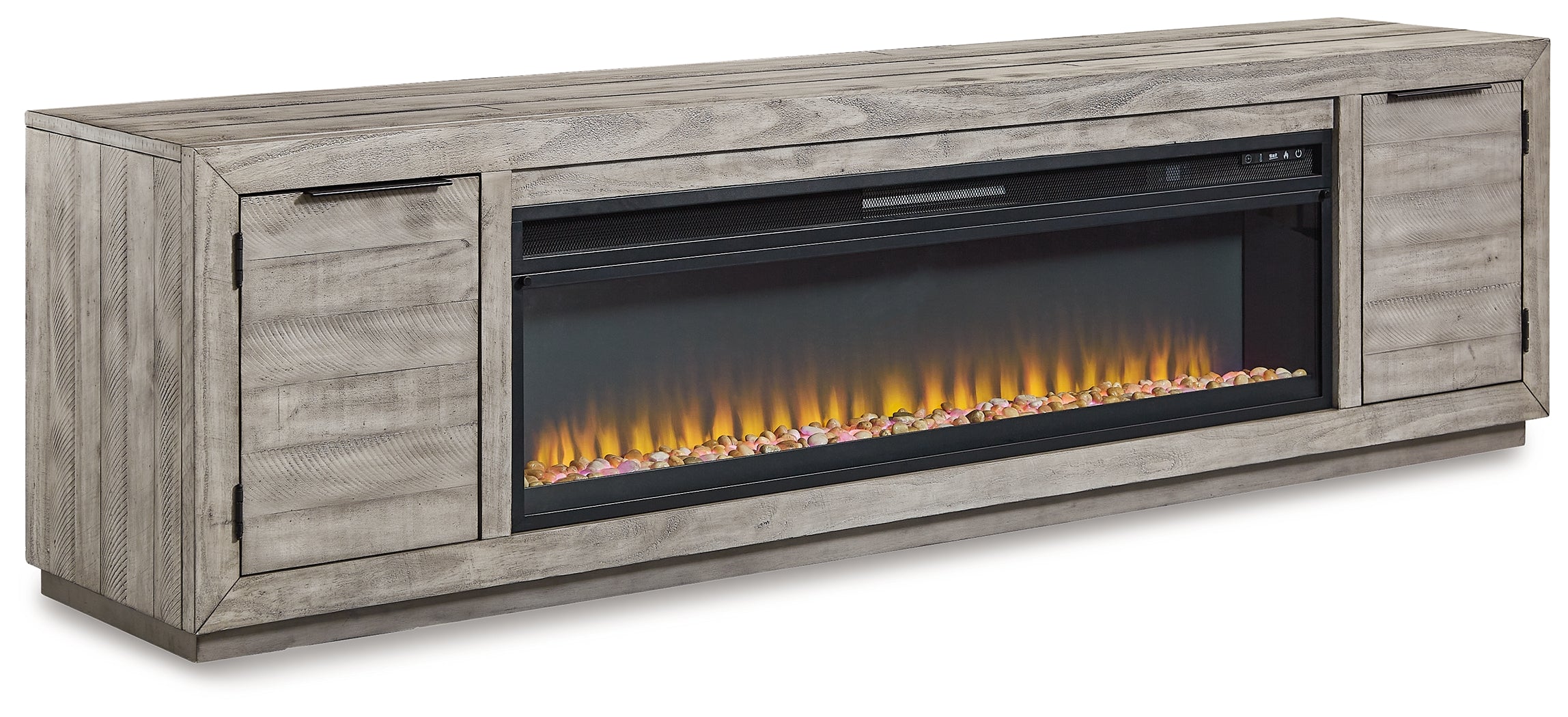 Naydell 92\" TV Stand with Electric Fireplace