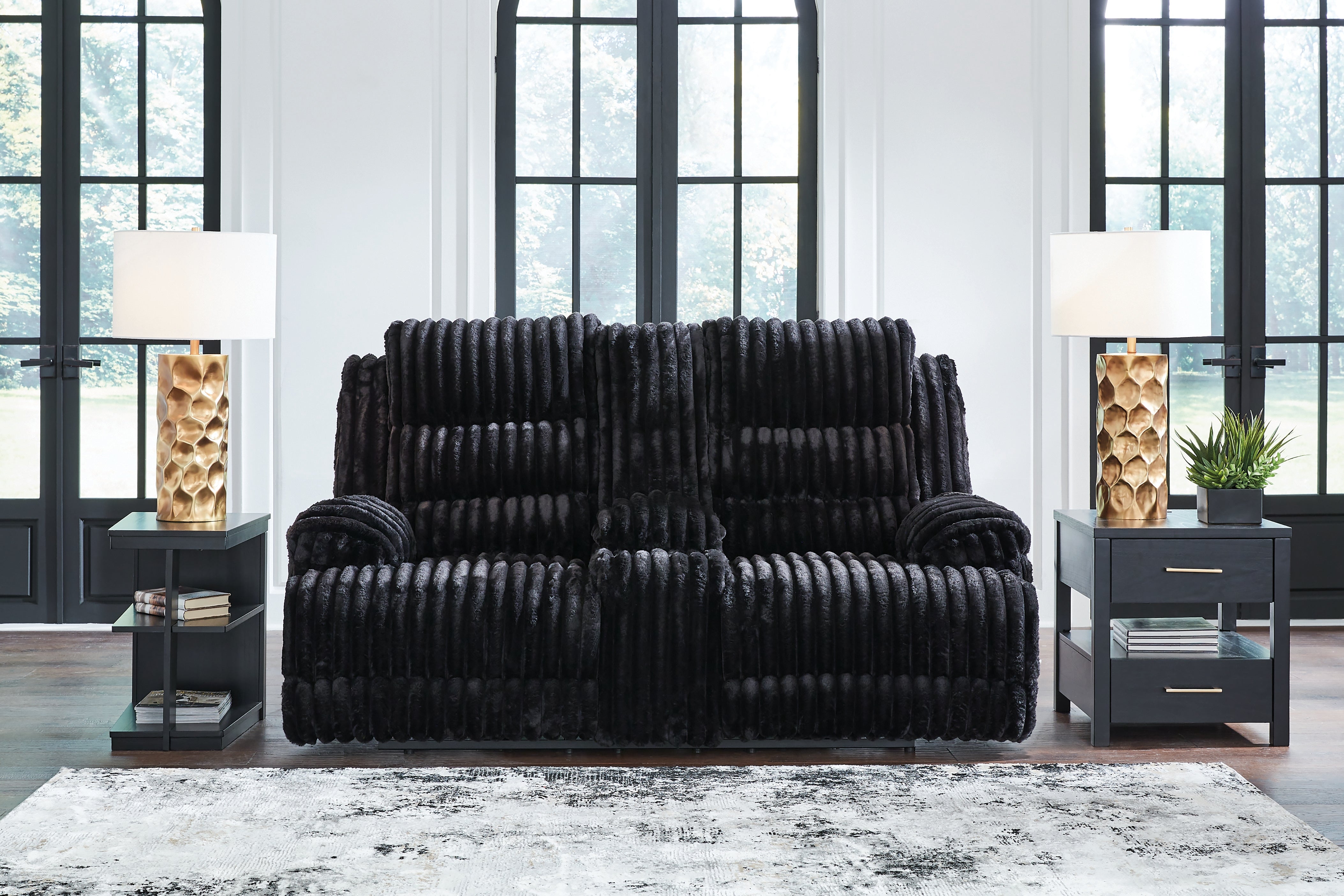 Rhine Falls Power Reclining Loveseat with Console
