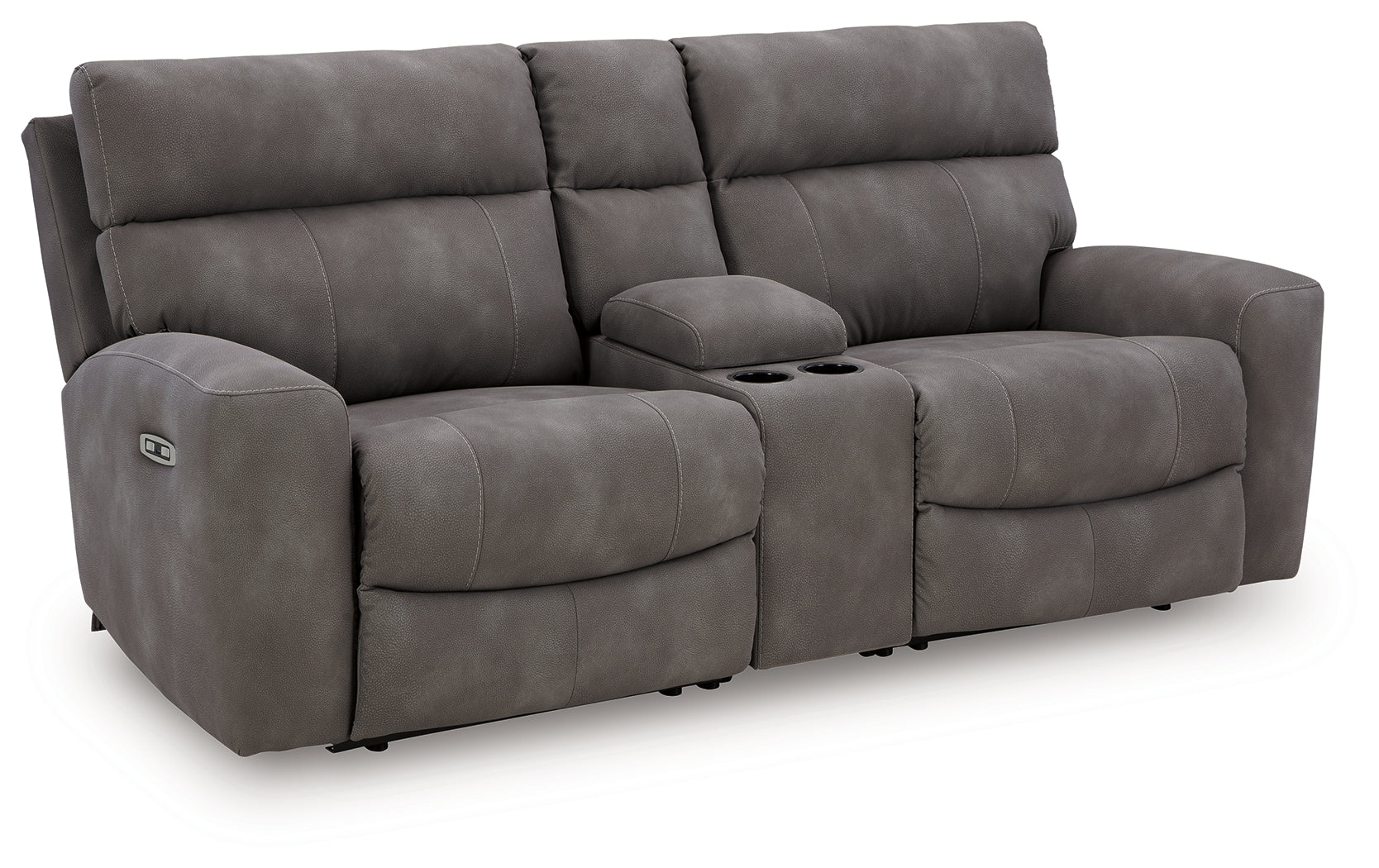 Next-Gen Durapella 3-Piece Power Reclining Sectional Loveseat with Console