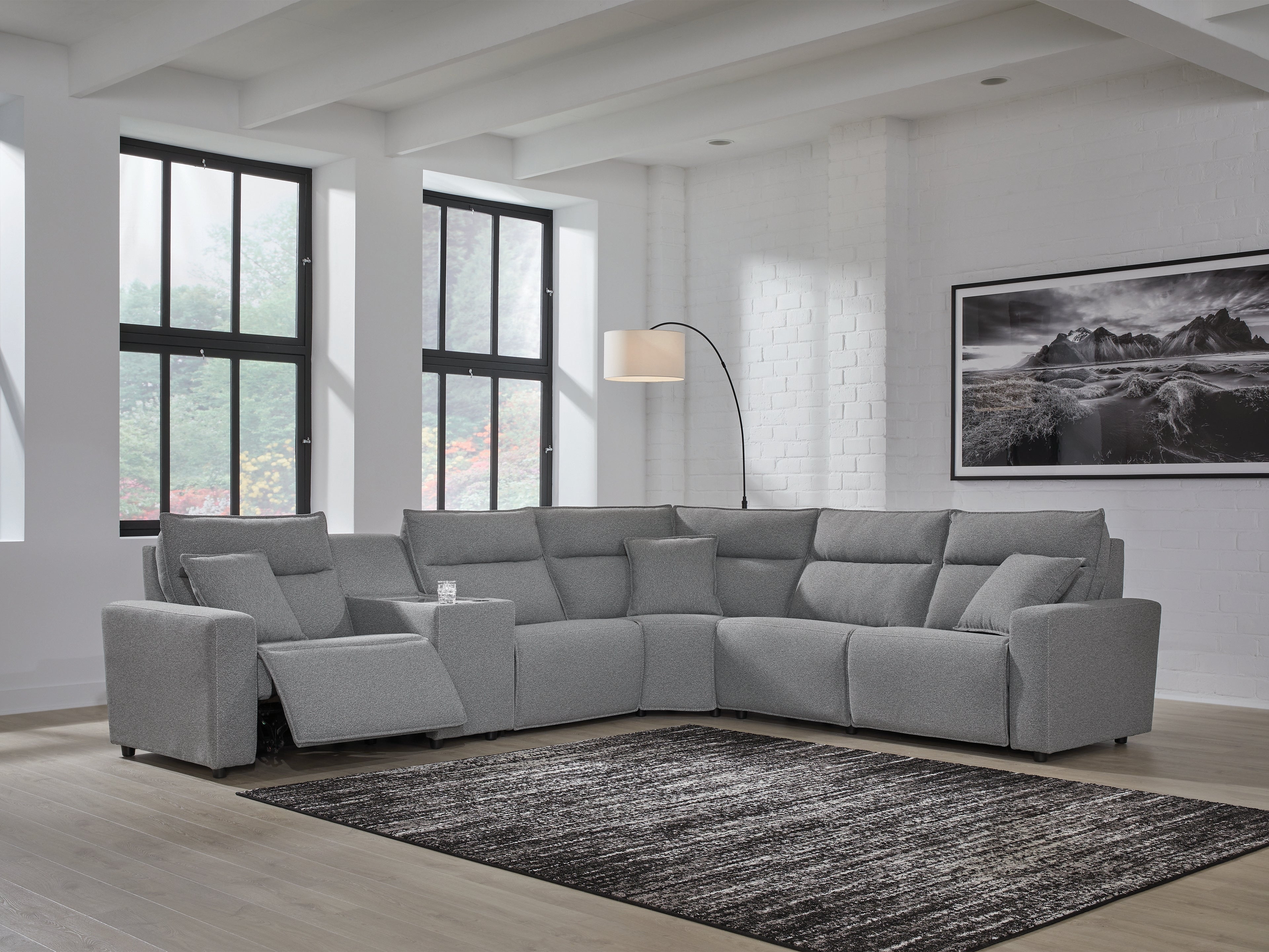 Modmax II 6-Piece Power Reclining Sectional with Console