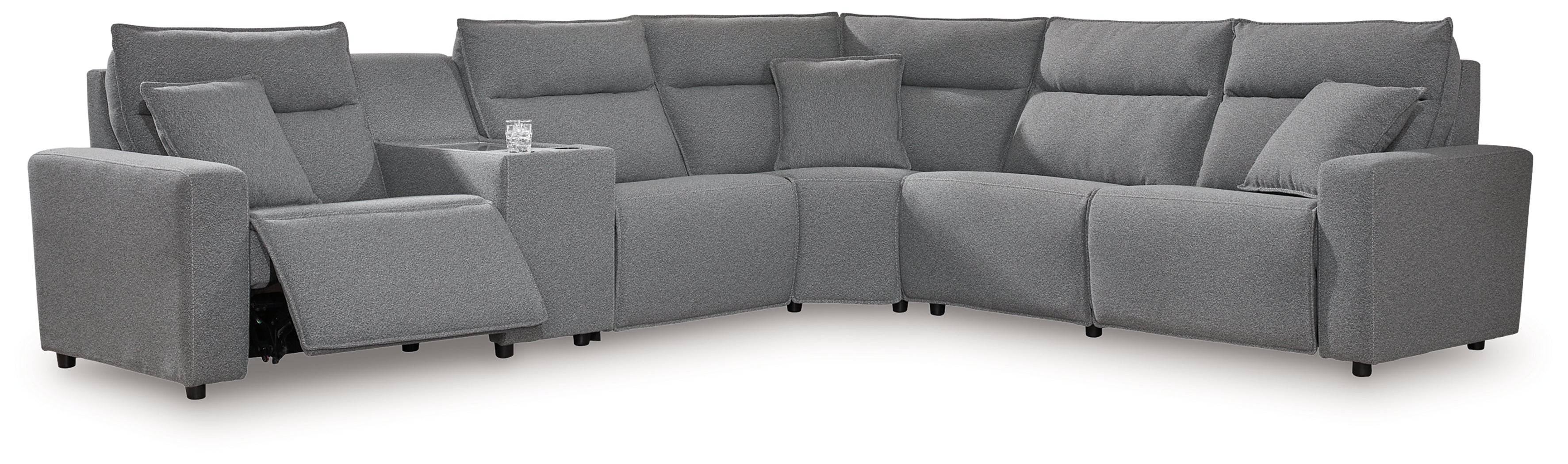 Modmax II 6-Piece Power Reclining Sectional with Console