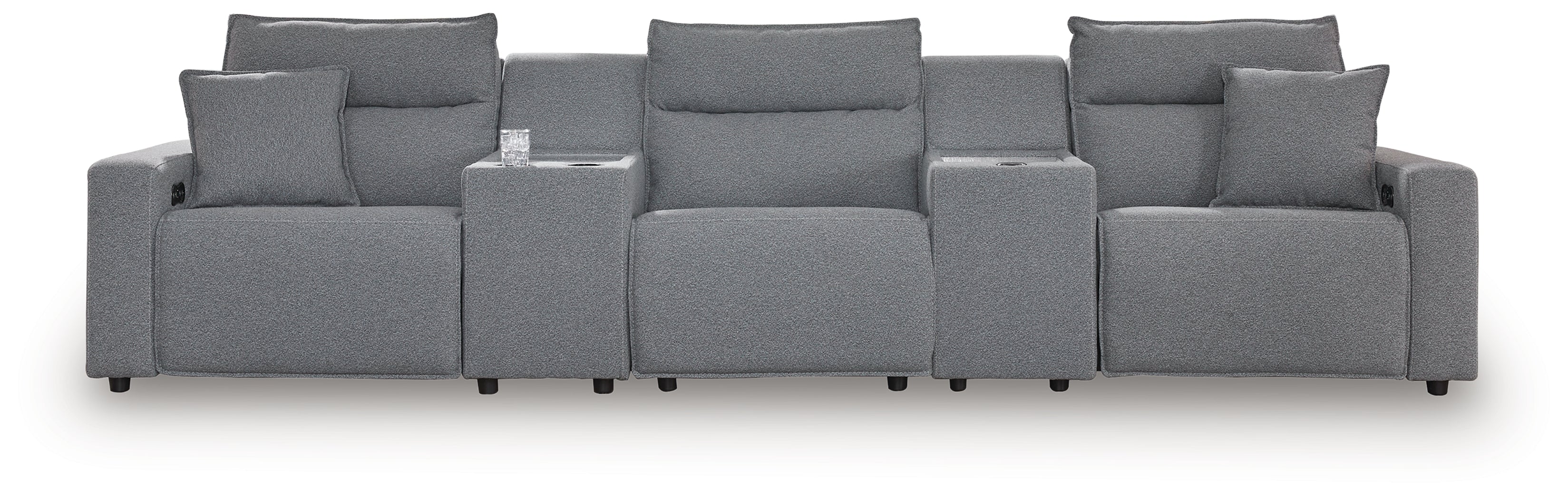 Modmax II 5-Piece Power Reclining Sectional with Consoles