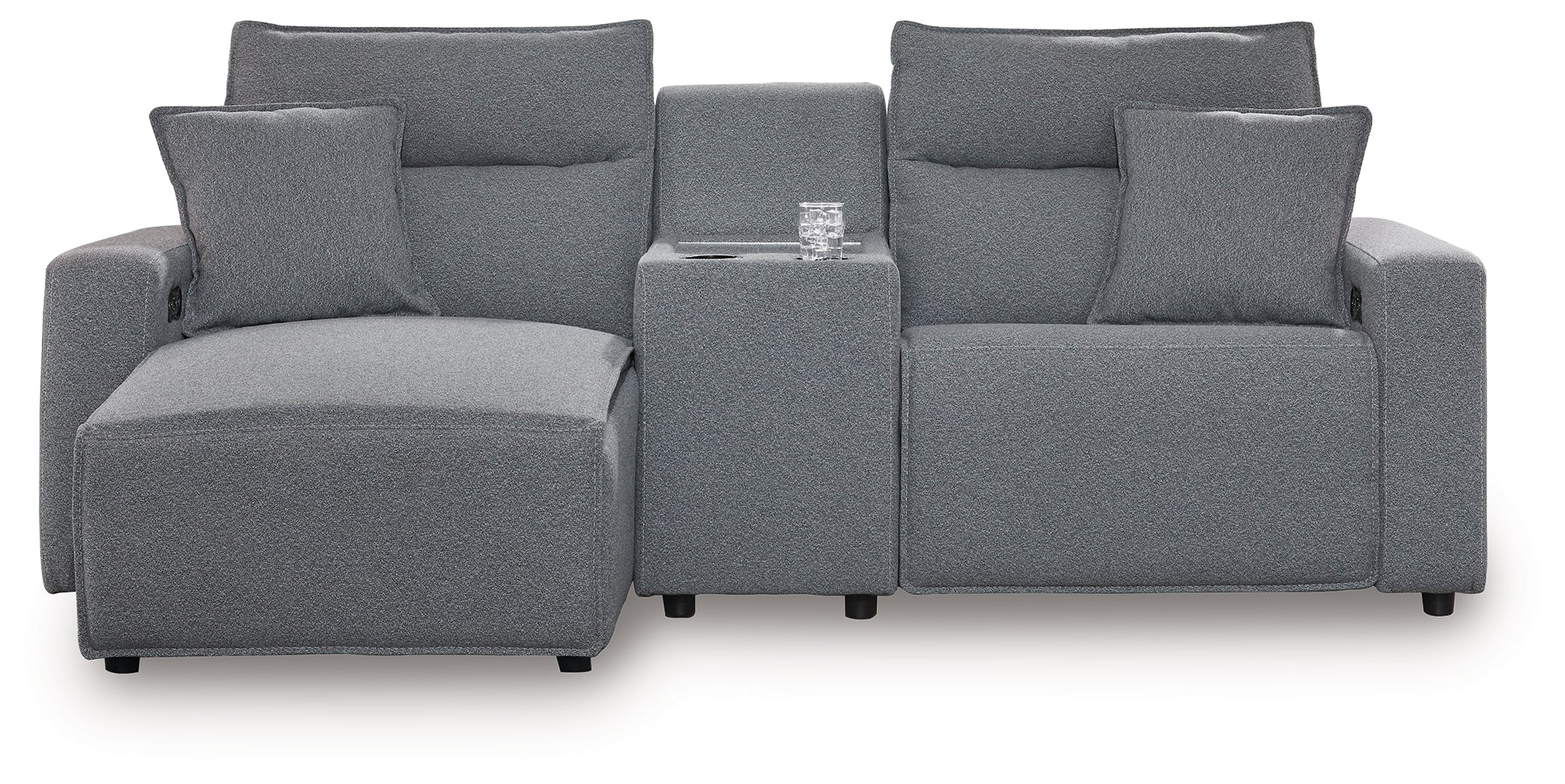Modmax II 3-Piece Power Reclining Sectional with Chaise and Console
