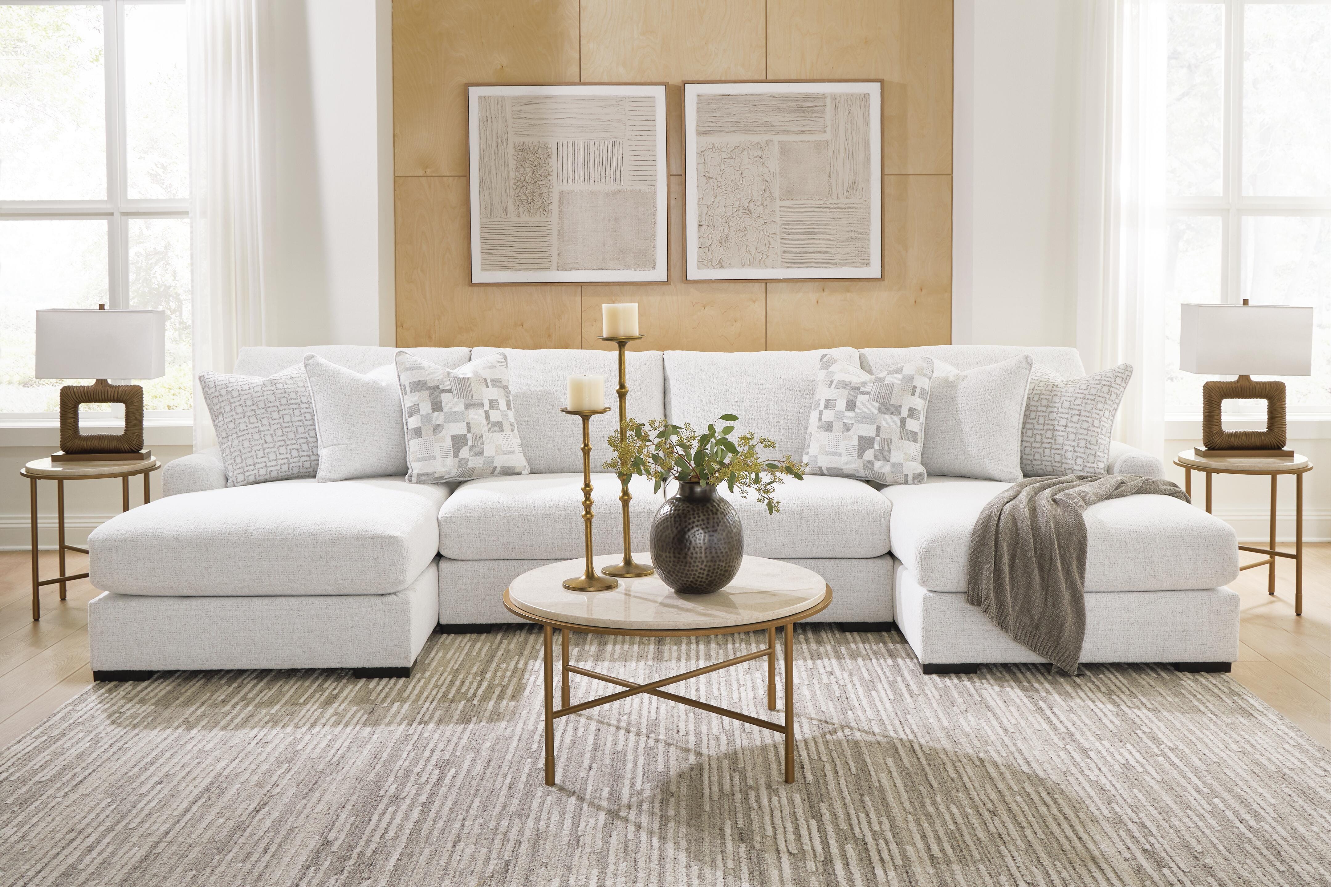 Misty-Lakes 4-Piece Double Chaise Sectional